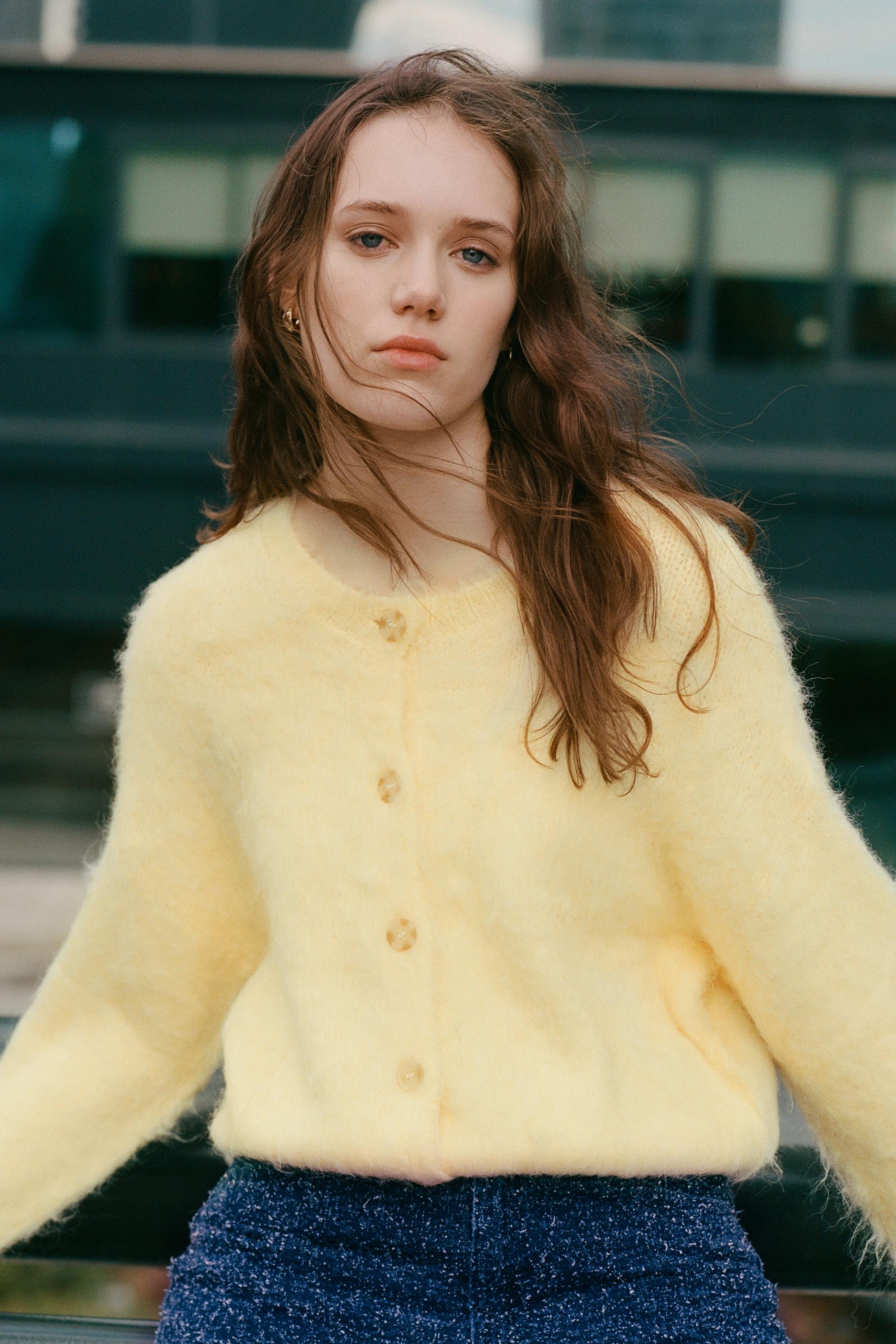 Andmary Hug knit cardigan set up 3点 セット Andmary Hug knit