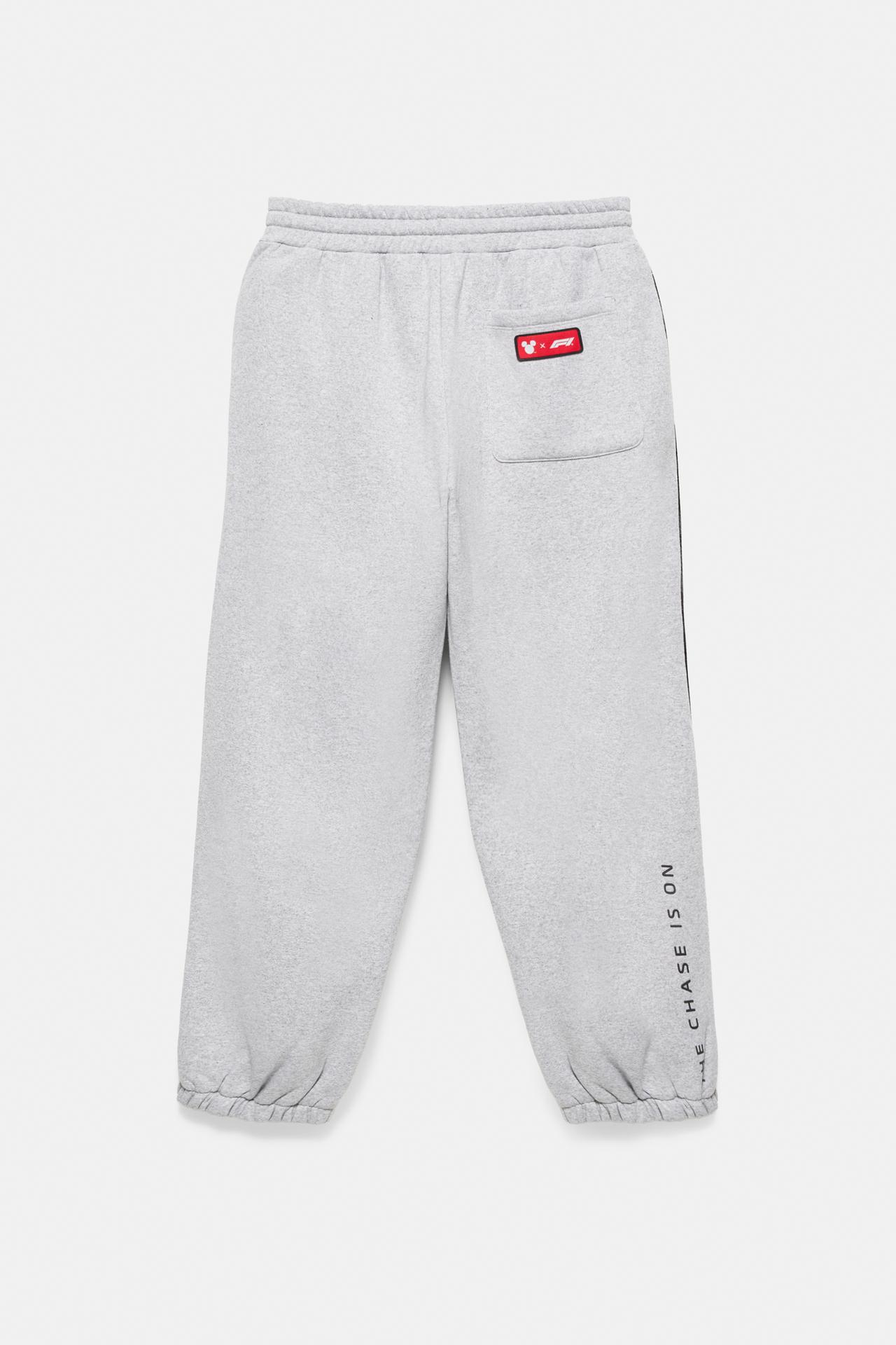 Disney x F1 joggers — Pale marl