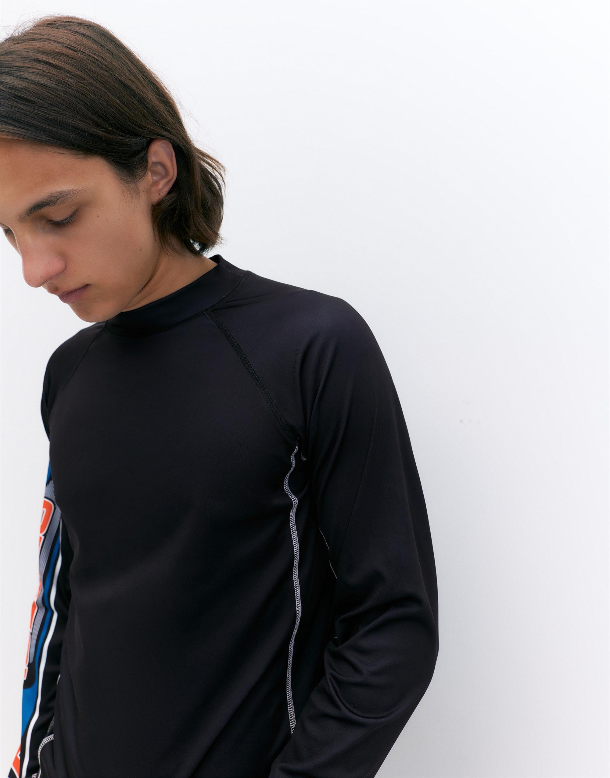 Pleasures x STWD high neck T-shirt — Black