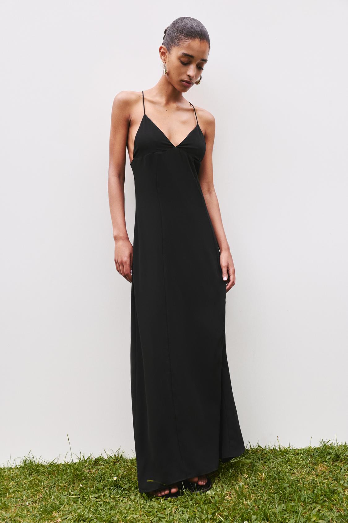 Open back midi dress PULL&BEAR - Main Image