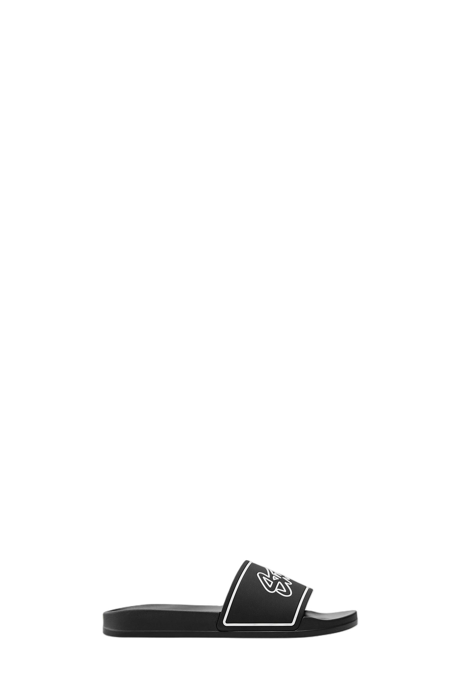 STWD rubber sandals — Black