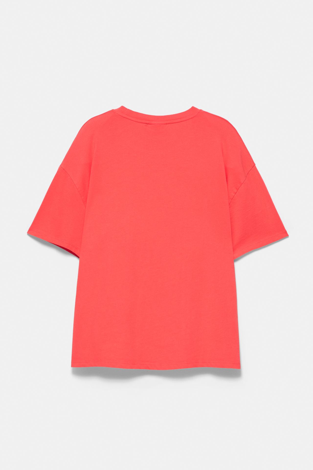 Oversized Snoopy T-shirt — Red
