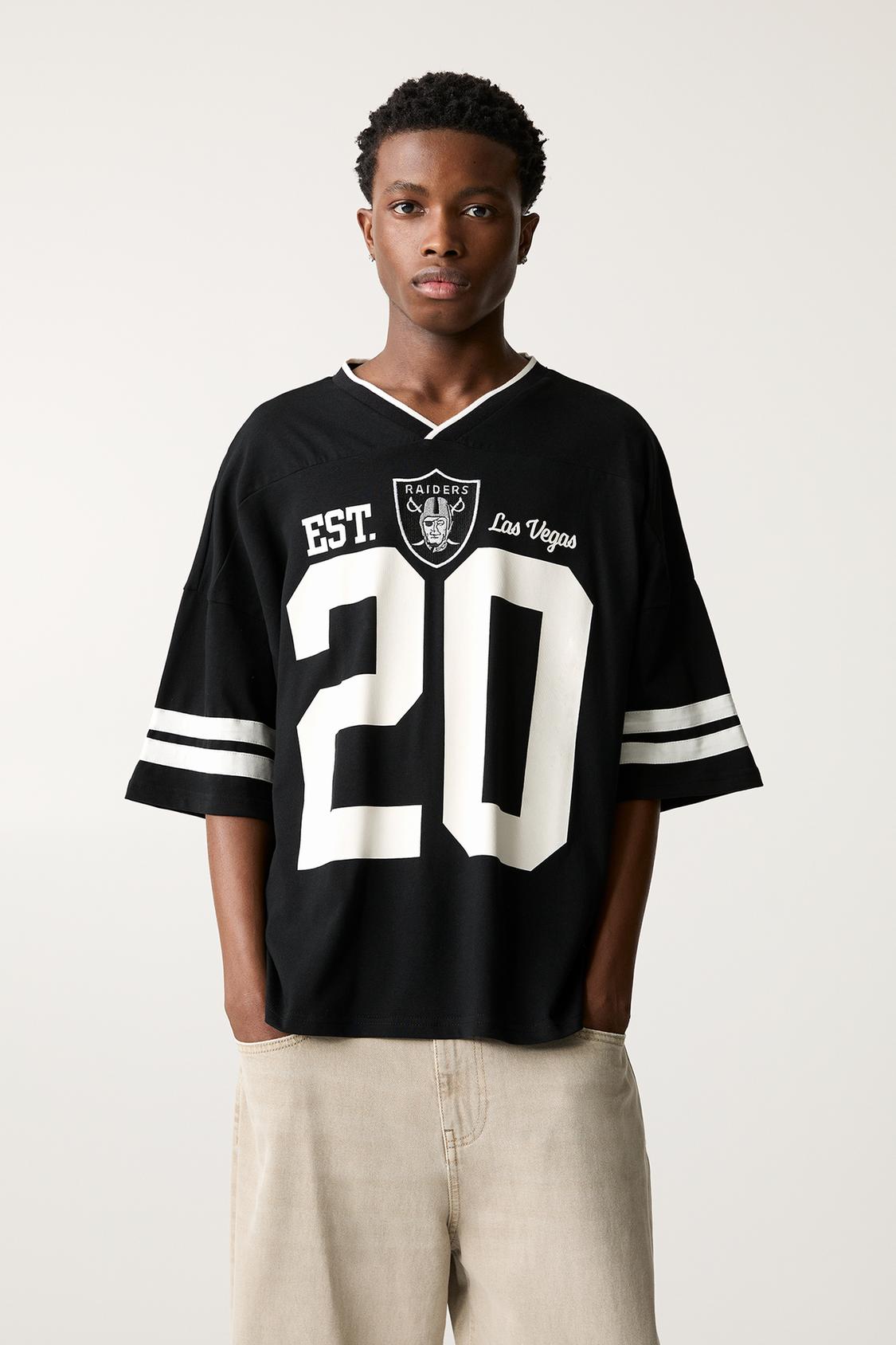 Nfl Camiseta Marron Pull And Bear Stwd Ropa Unisex Pull And Bear
