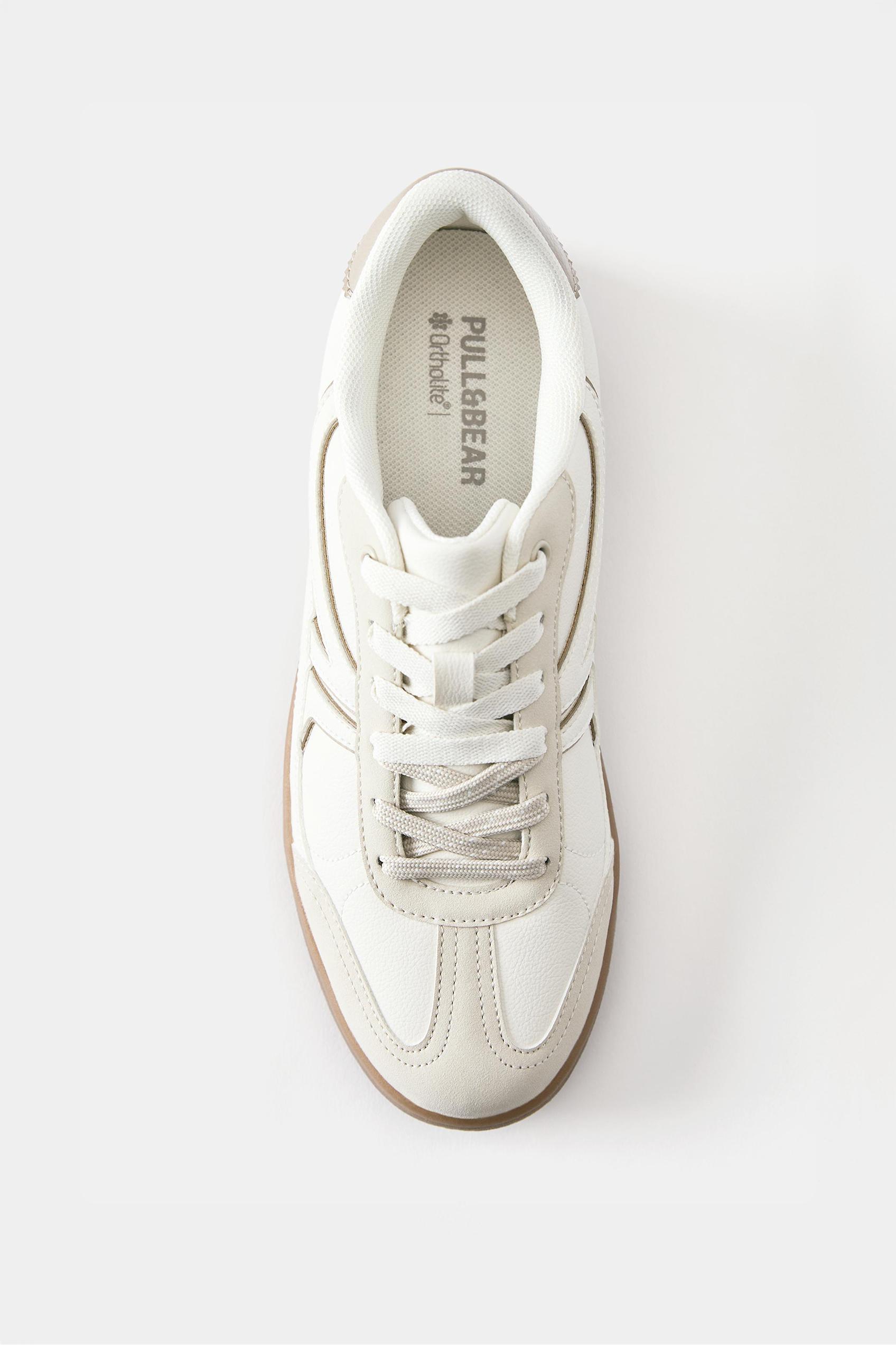 Retro trainers — Ecru