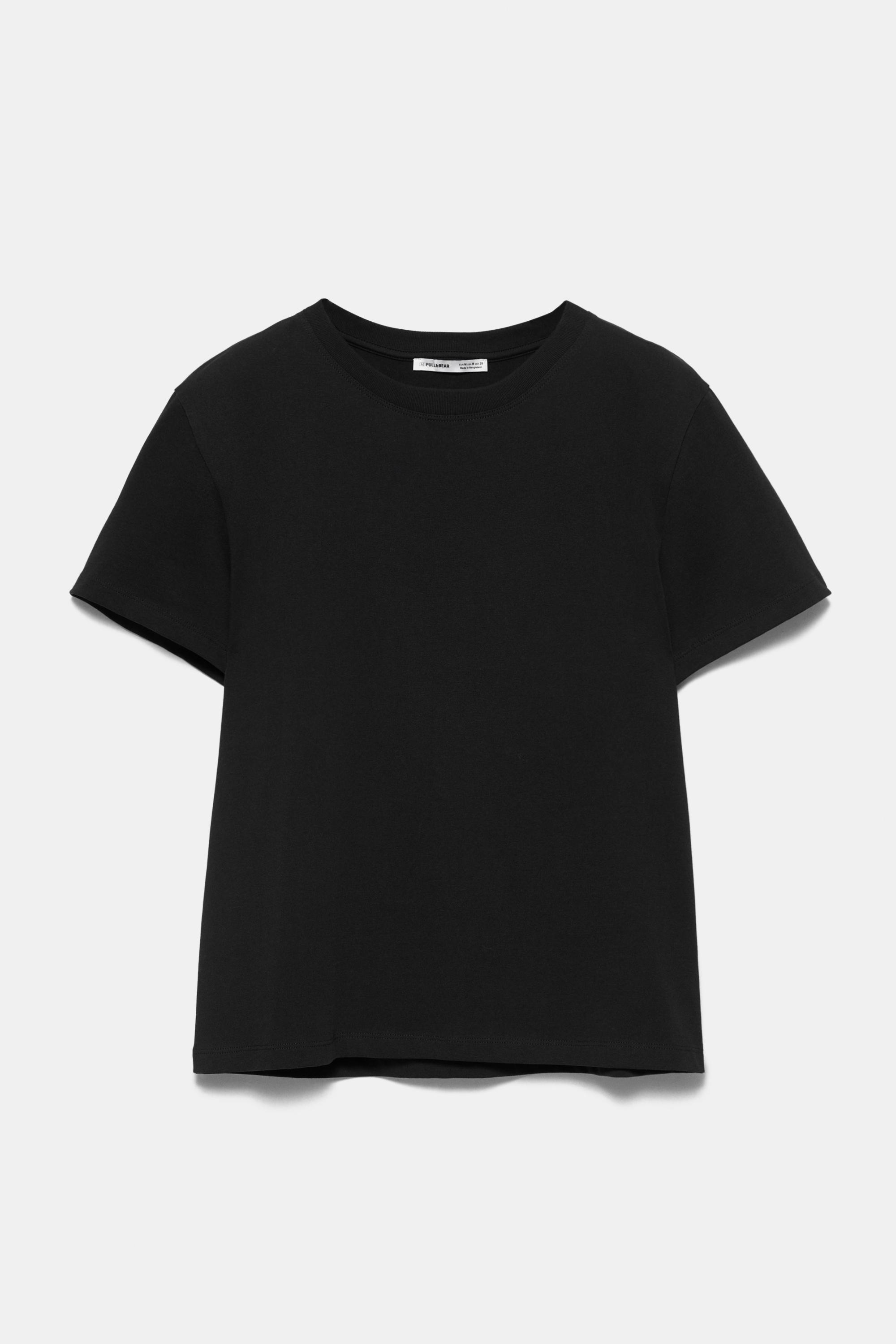 Short sleeve T-shirt 100% cotton — Black