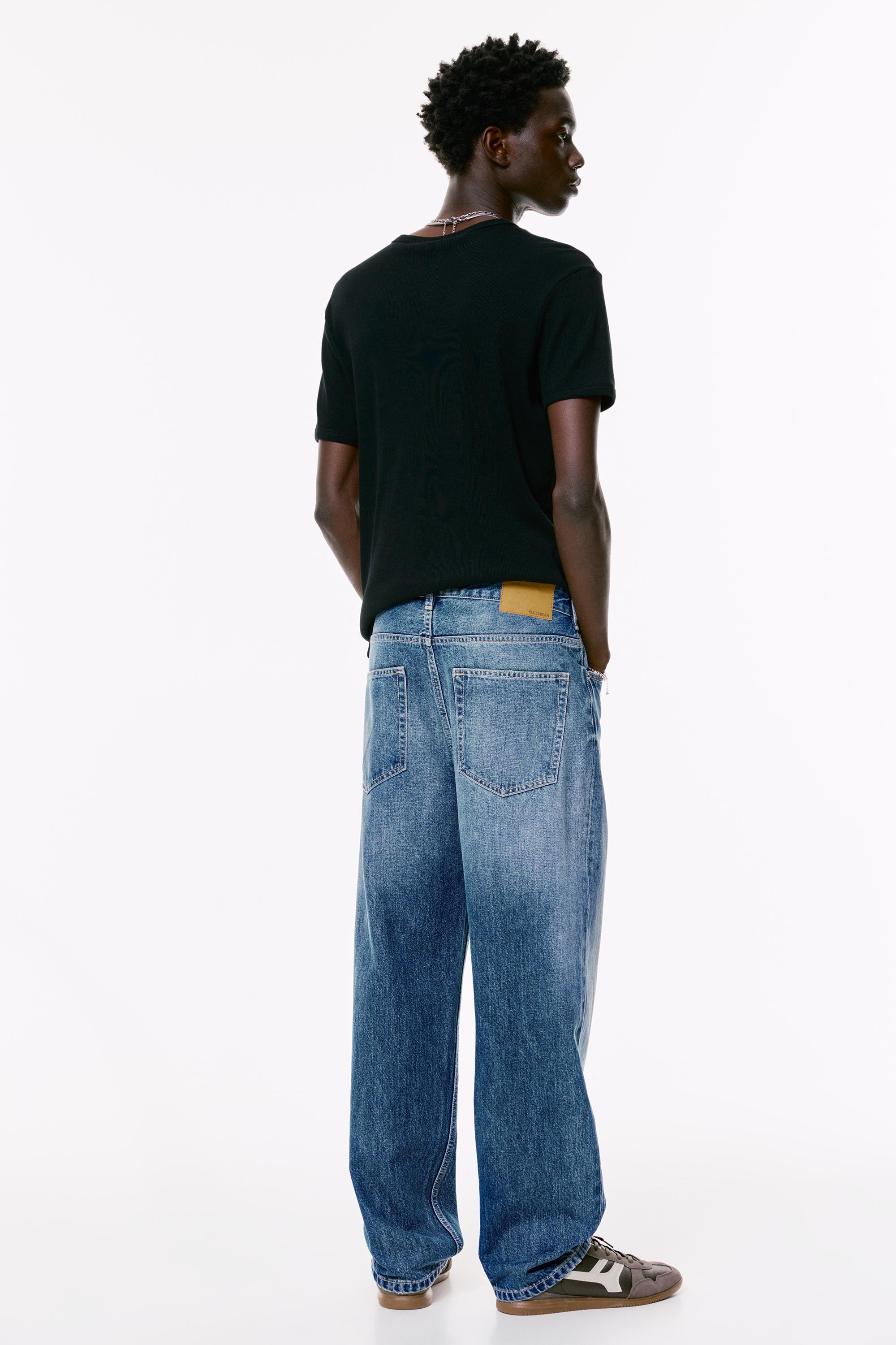 Baggy jeans — Medium blue