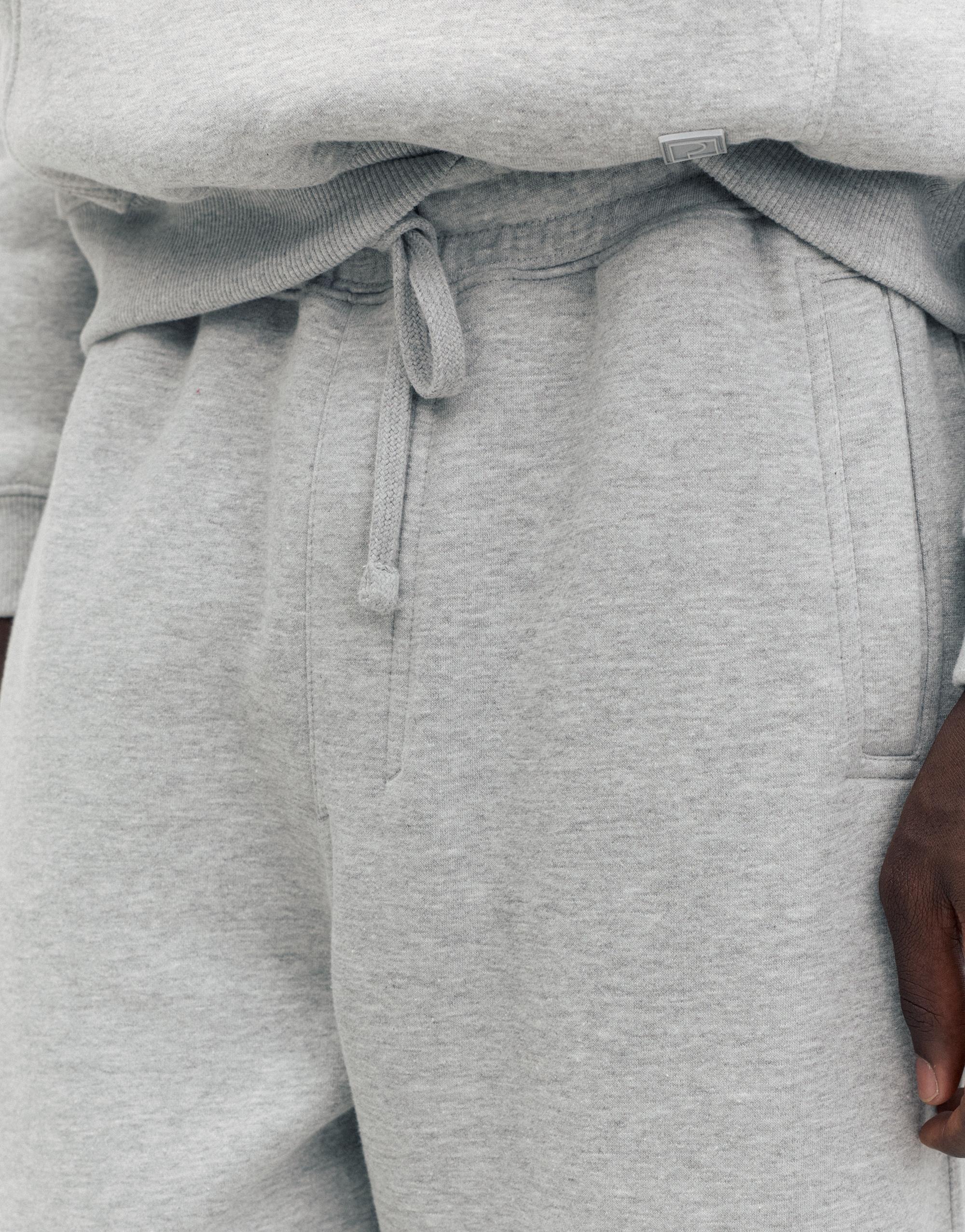 Baggy joggers — Grey marl