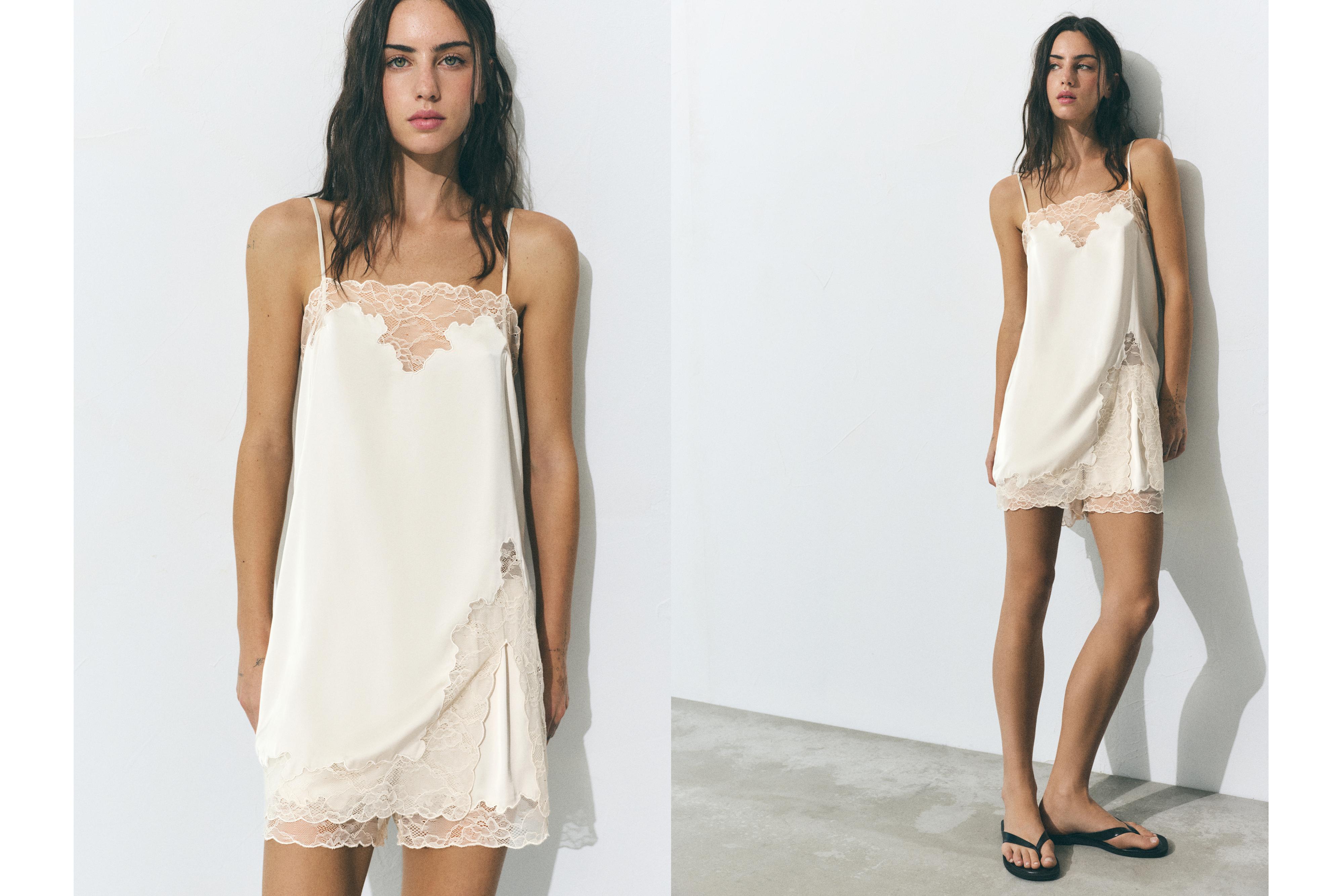 İnce askılı dantelli top - Görsel 29