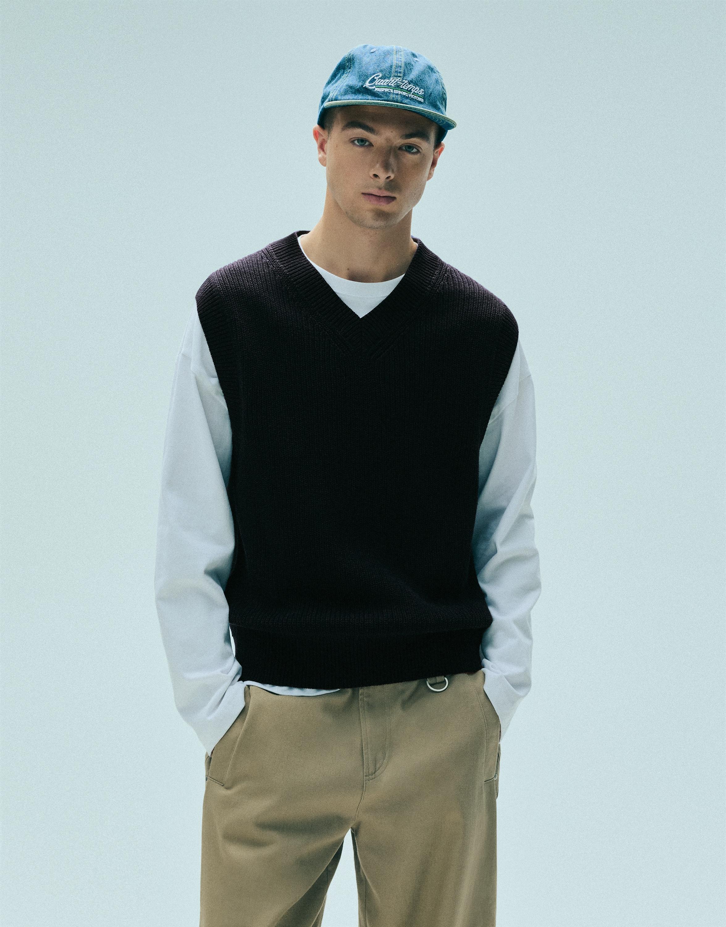 Pull&Bear Triko süveter görsel 7