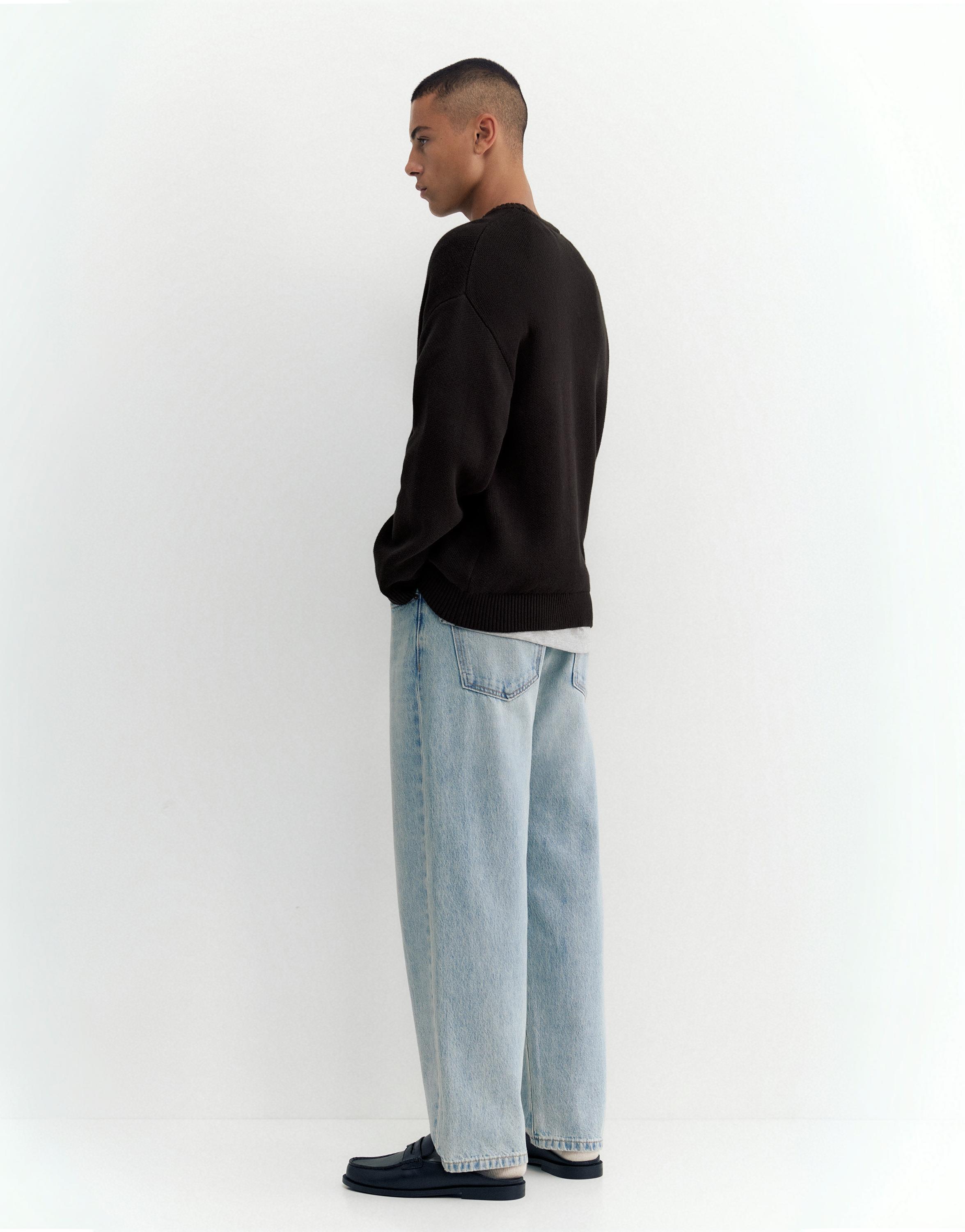 STWD graphic jumper — Black