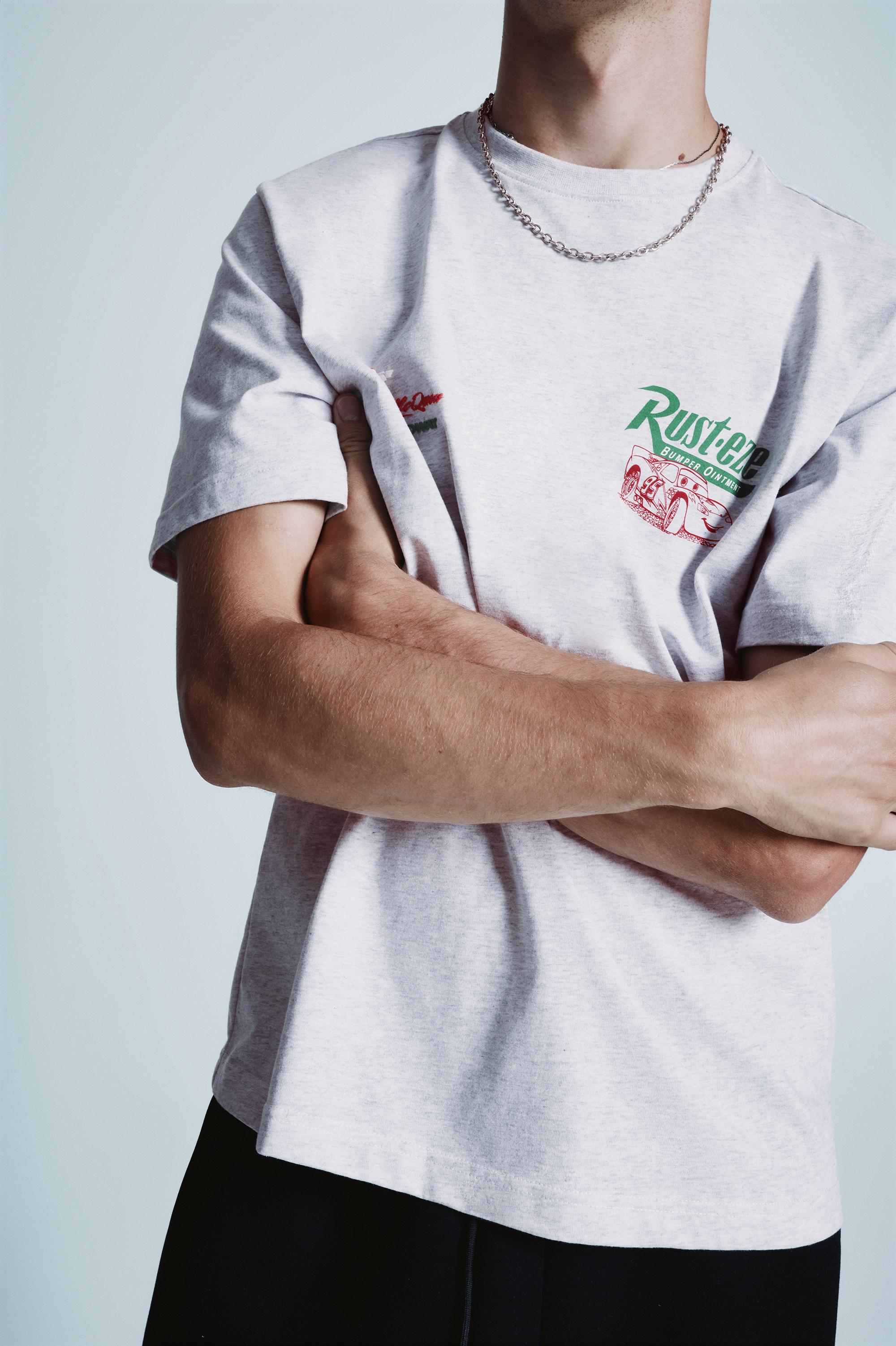 Cars regular fit T-shirt — Grey marl