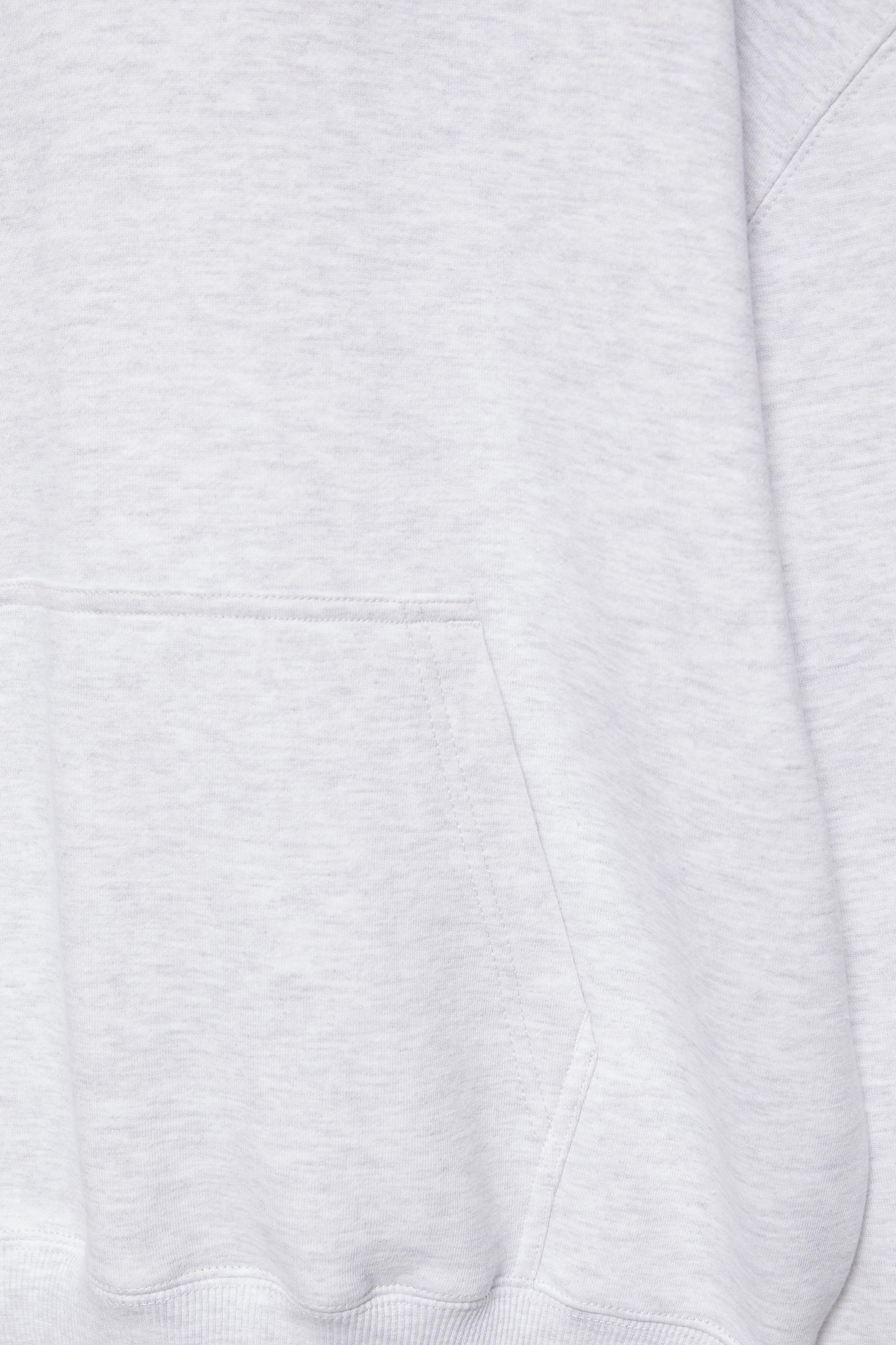 STWD boxy-fit logo hoodie — Pale marl