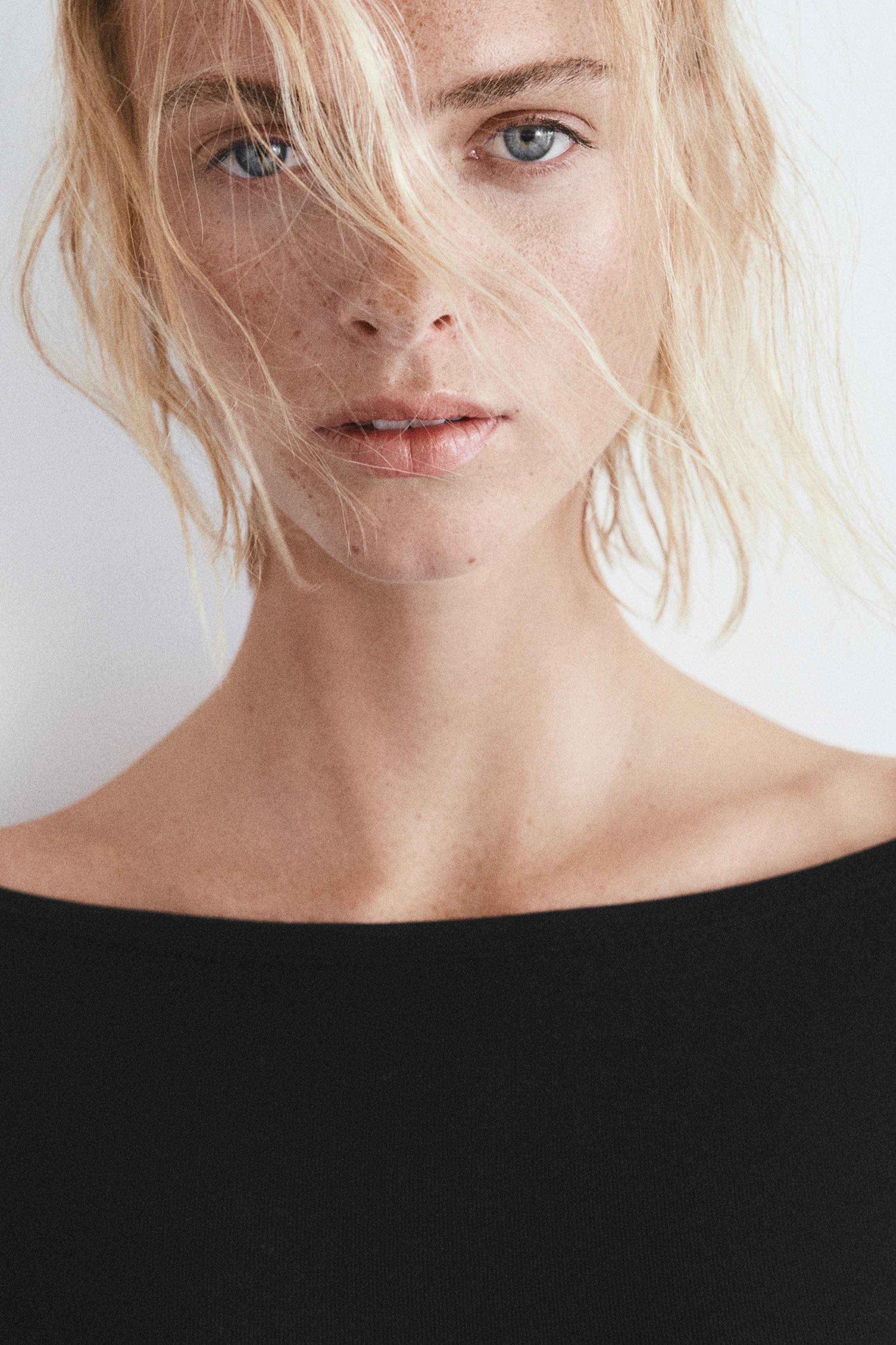 Long sleeve bodysuit — Black