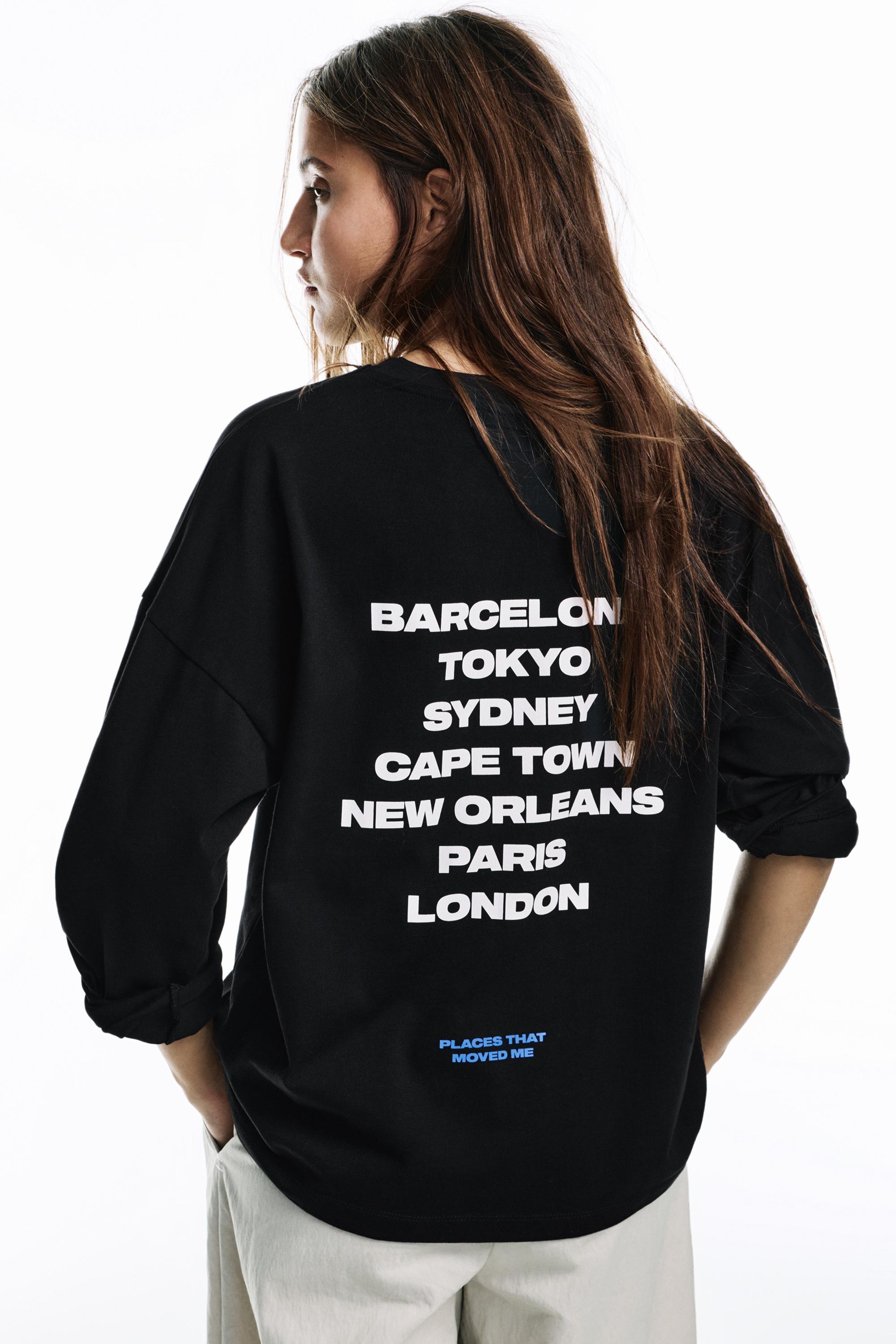 Maglietta Grafica Città