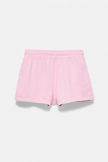Sports shorts with elastic waist — Pink 6