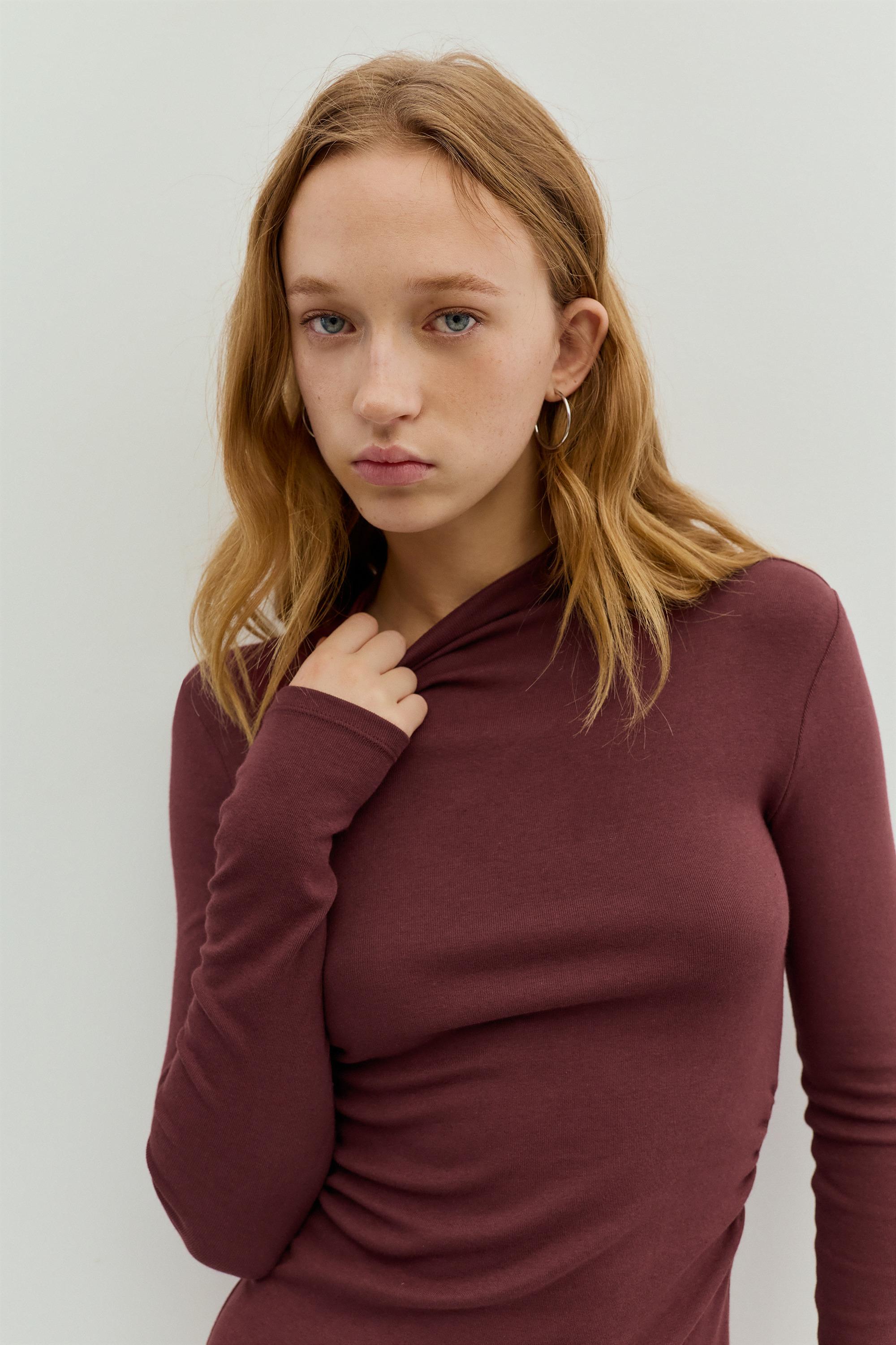 Perkins yaka midi elbise - Görsel 30