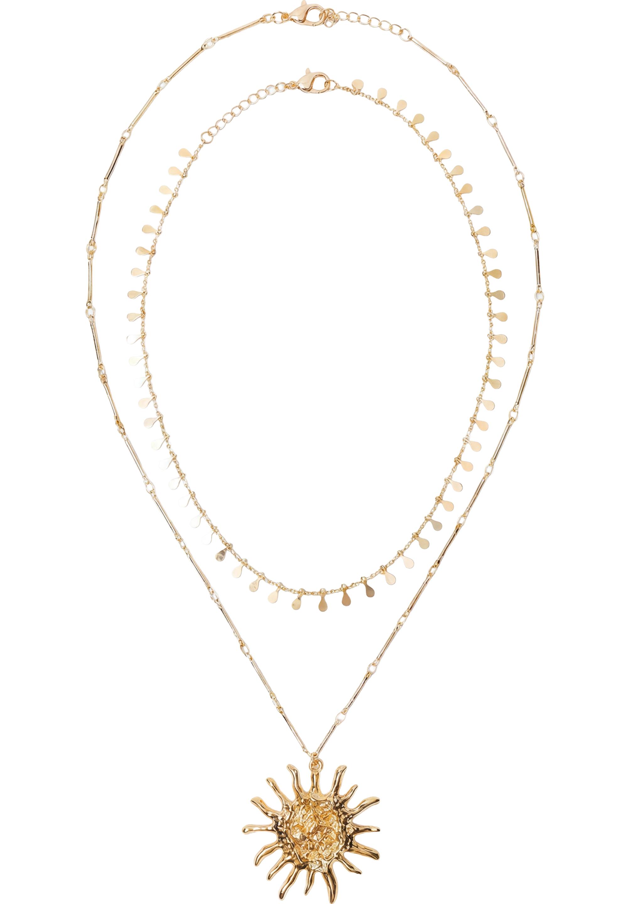 Pack of 2 sun necklaces — Gold