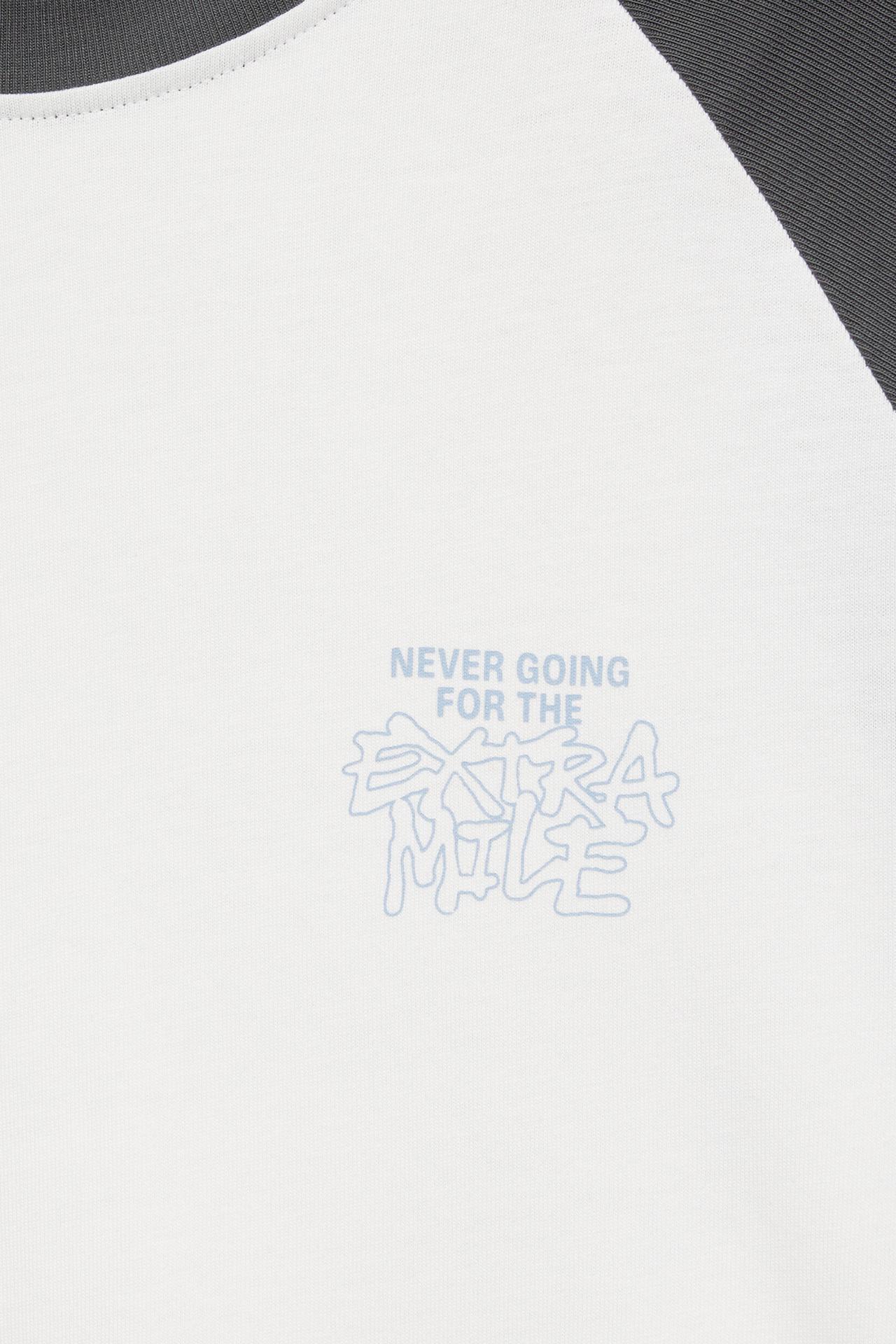 STWD raglan sleeve T-shirt — Off white