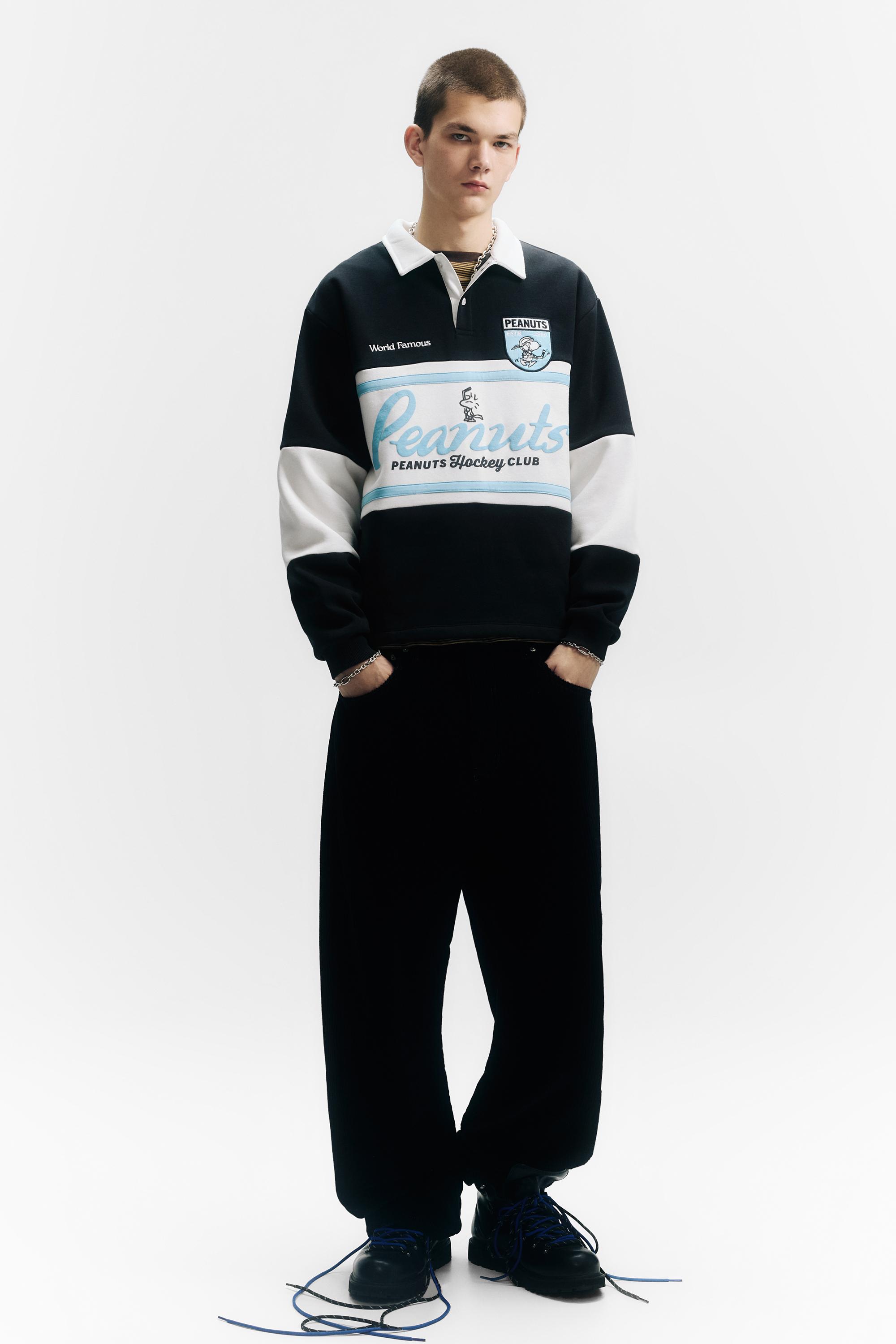 Peanuts panelli polo t-shirt - Görsel 8