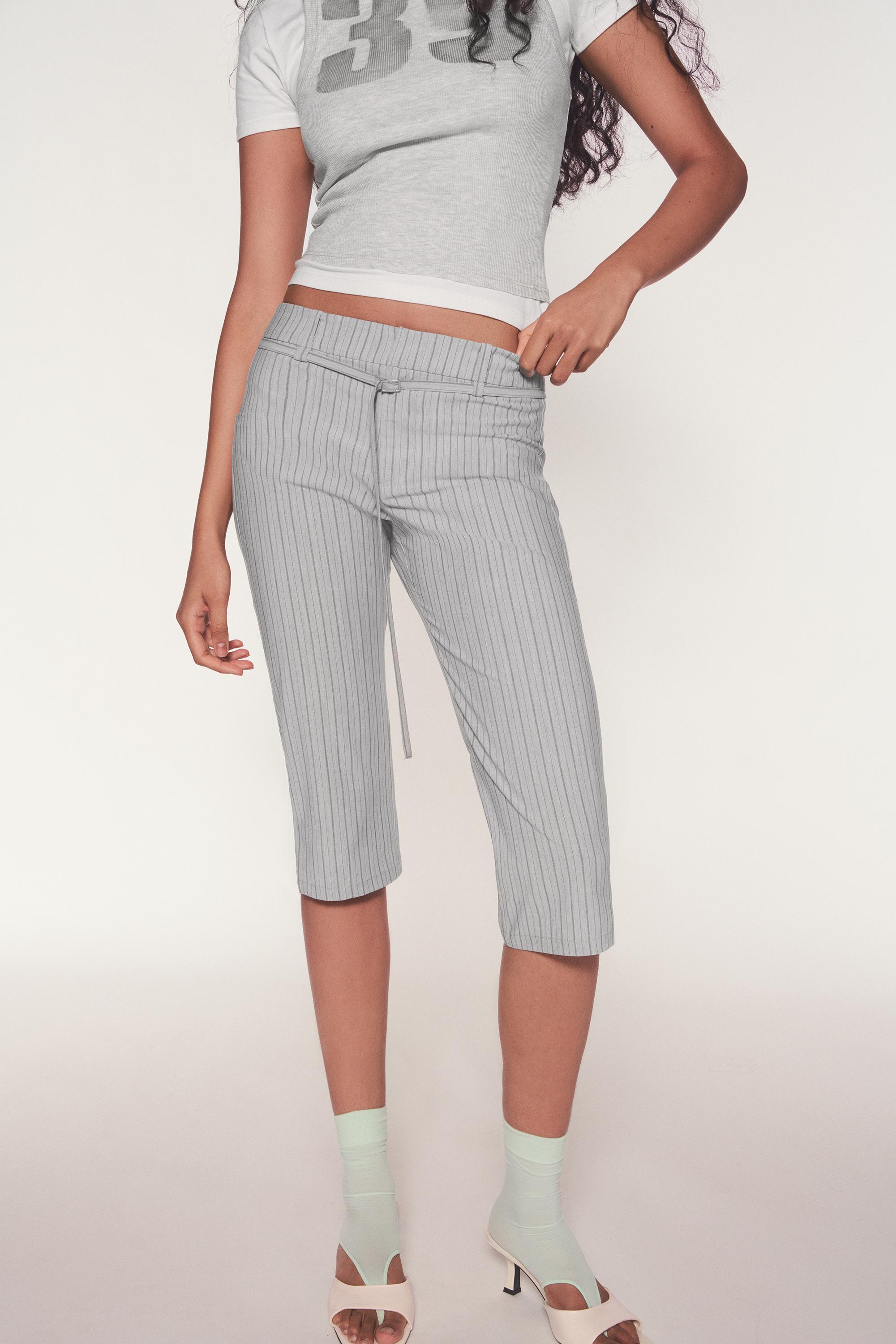Striped capris — Striped