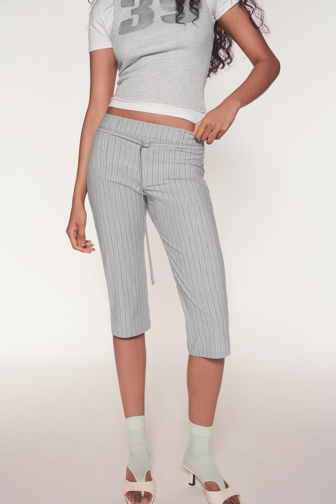 Striped capris — Striped