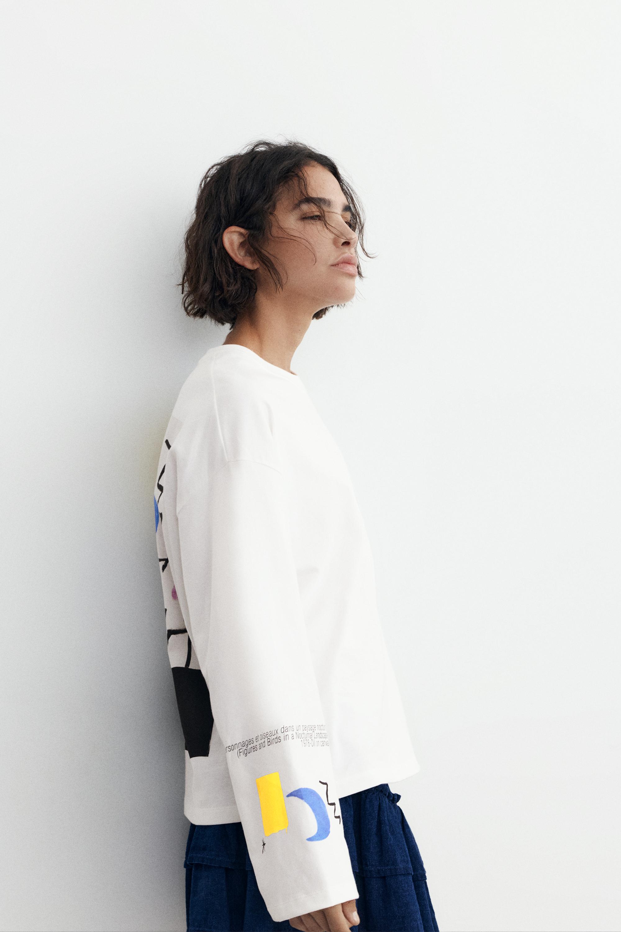 Joan Miró long sleeve T-shirt — White