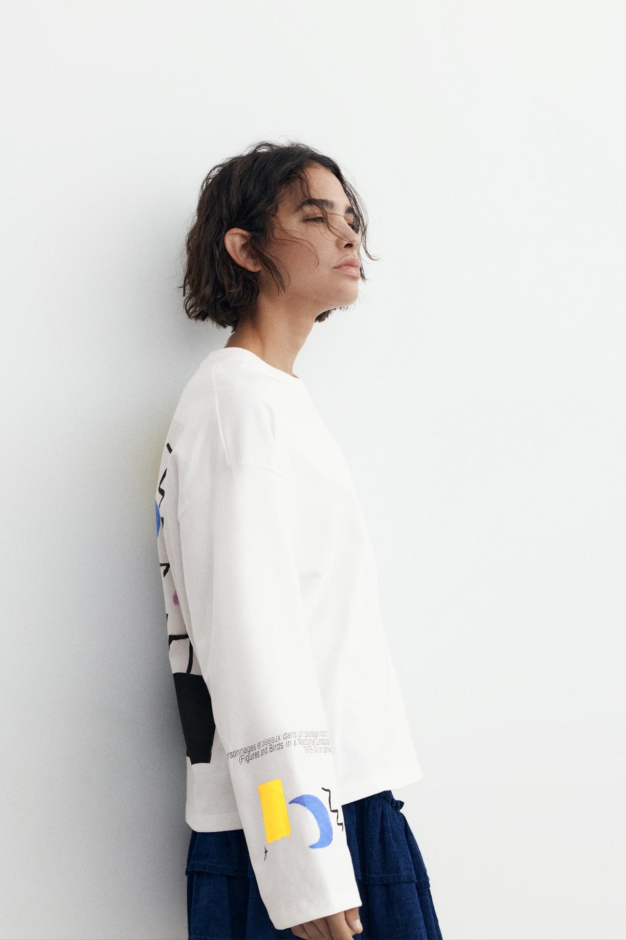 Joan Miró long sleeve T-shirt — White
