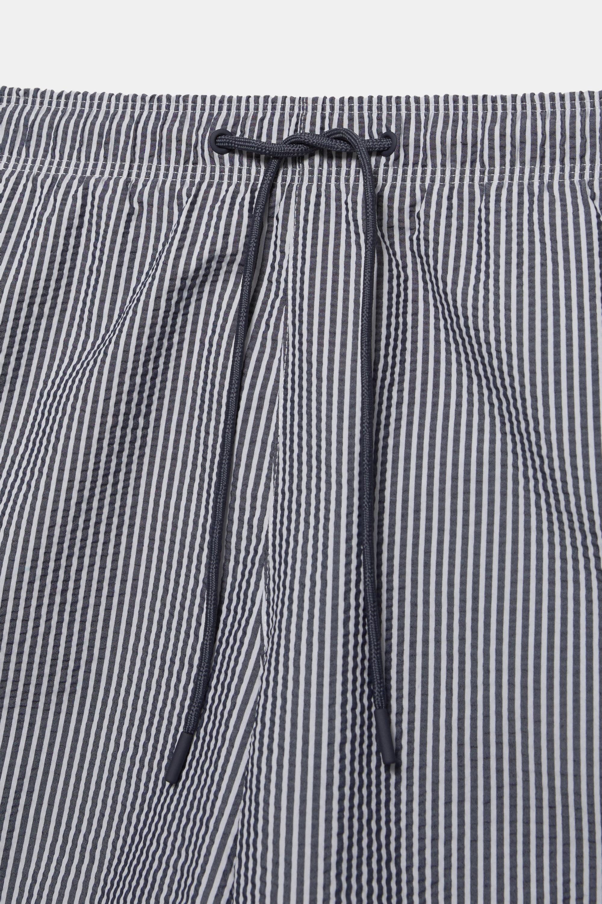 Gofre kumaş çizgili mayo - Görsel 37