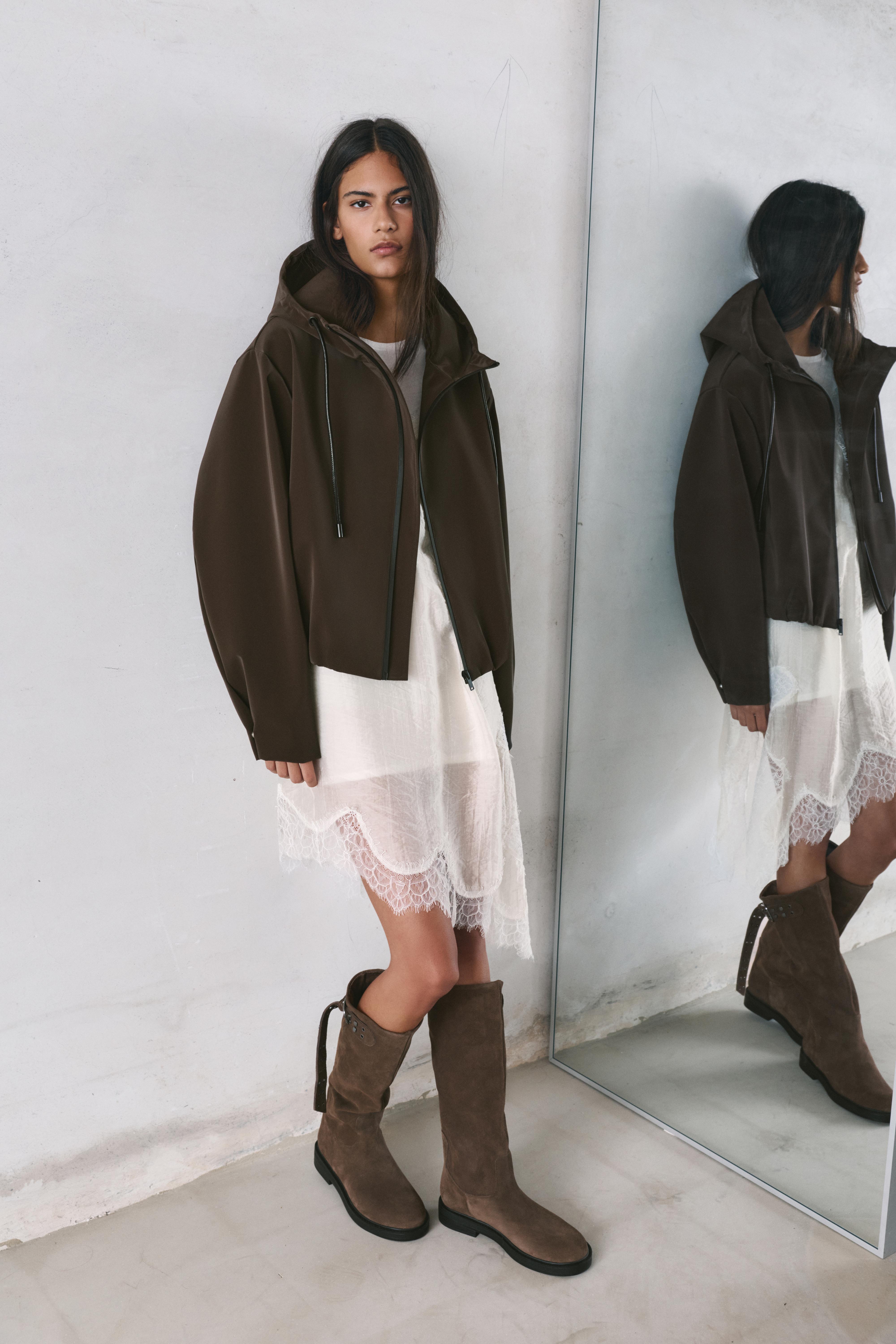 Stivali Alti Con Fibbia In Pelle