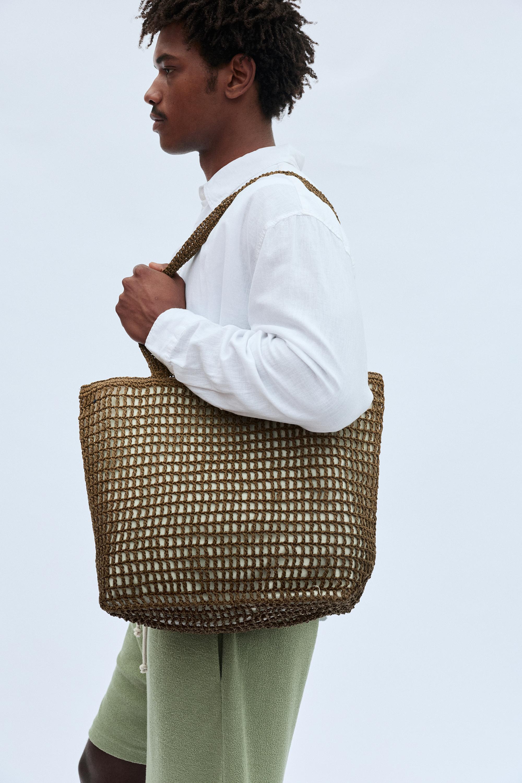 Borsa Shopper Intrecciata