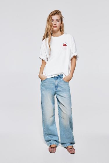 Oversize cake and cherry graphic T-shirt — Ice 2