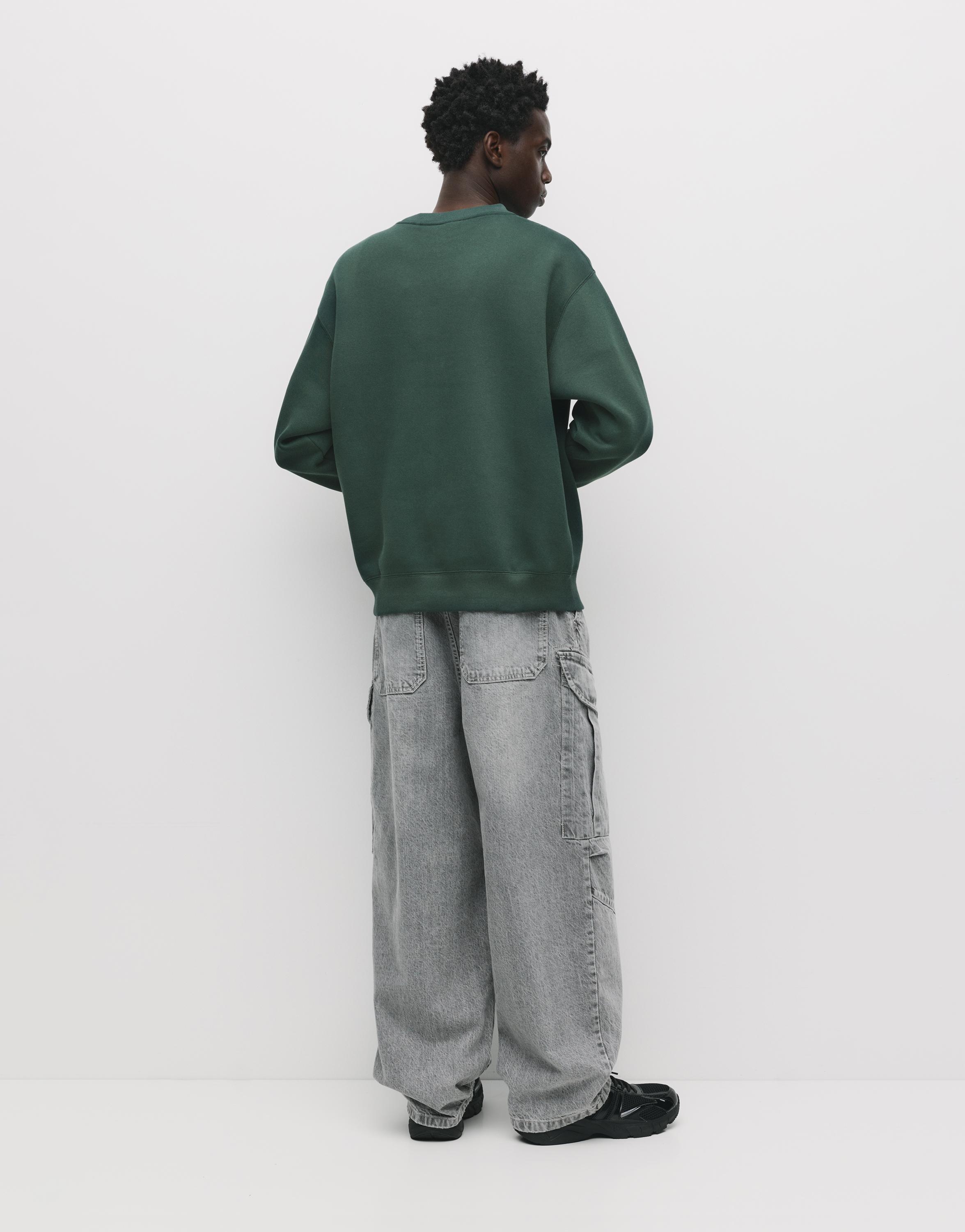 Basic bisiklet yaka sweatshirt - Görsel 82