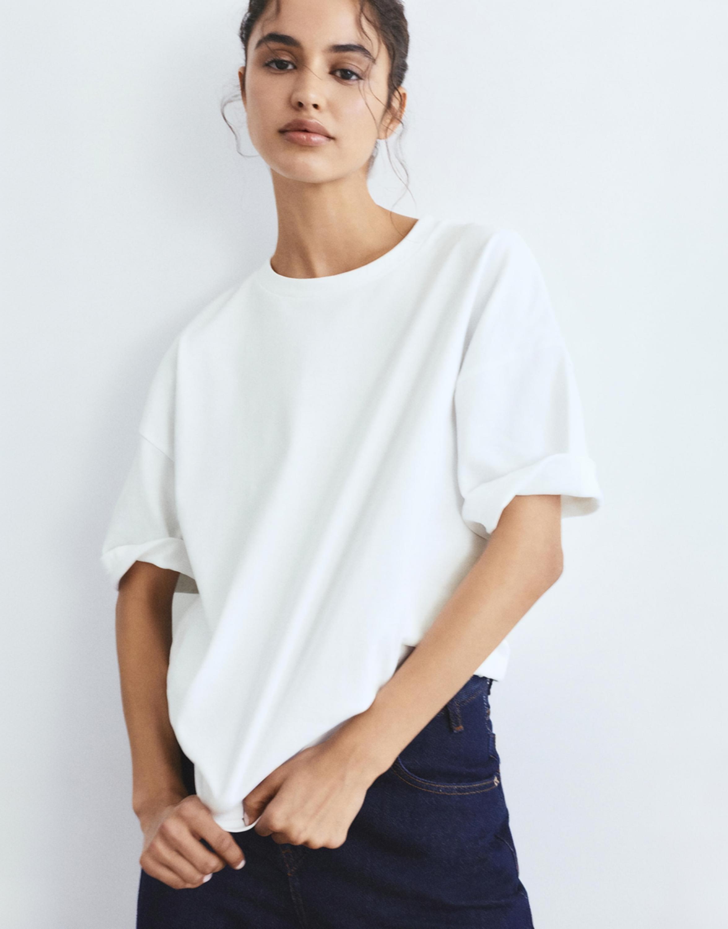Oversize short sleeve T-shirt — White