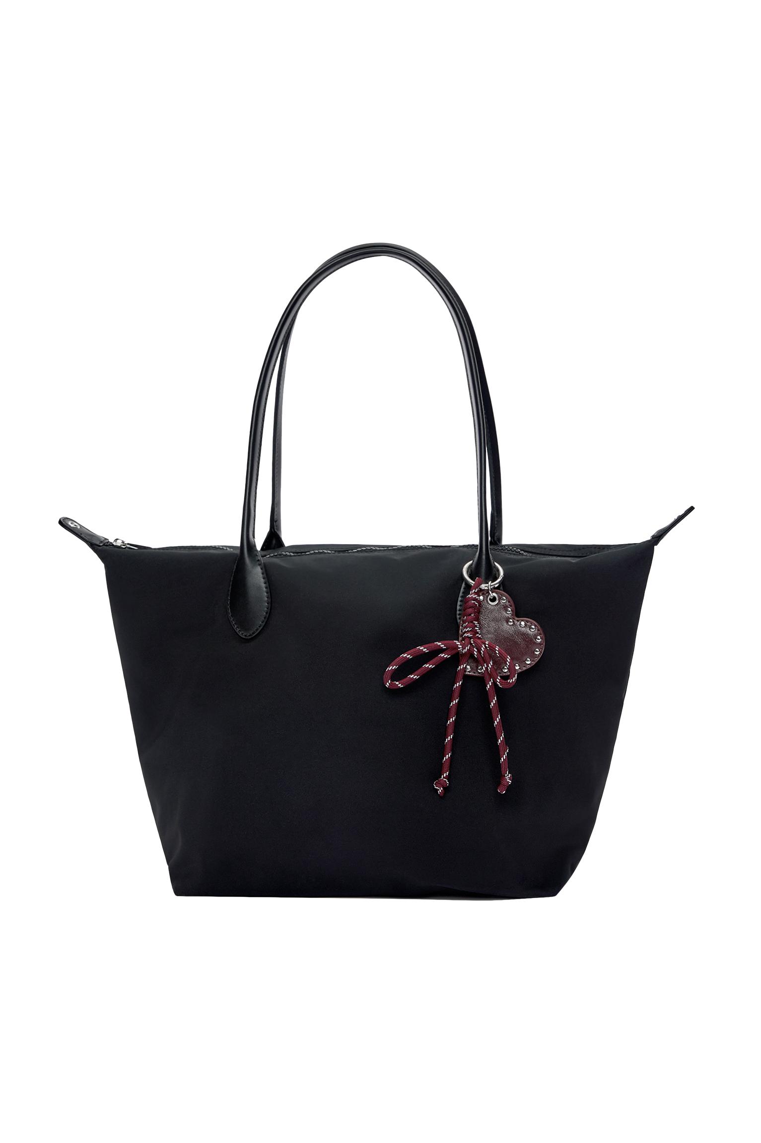 Süslemeli naylon shopper çanta - Görsel 4