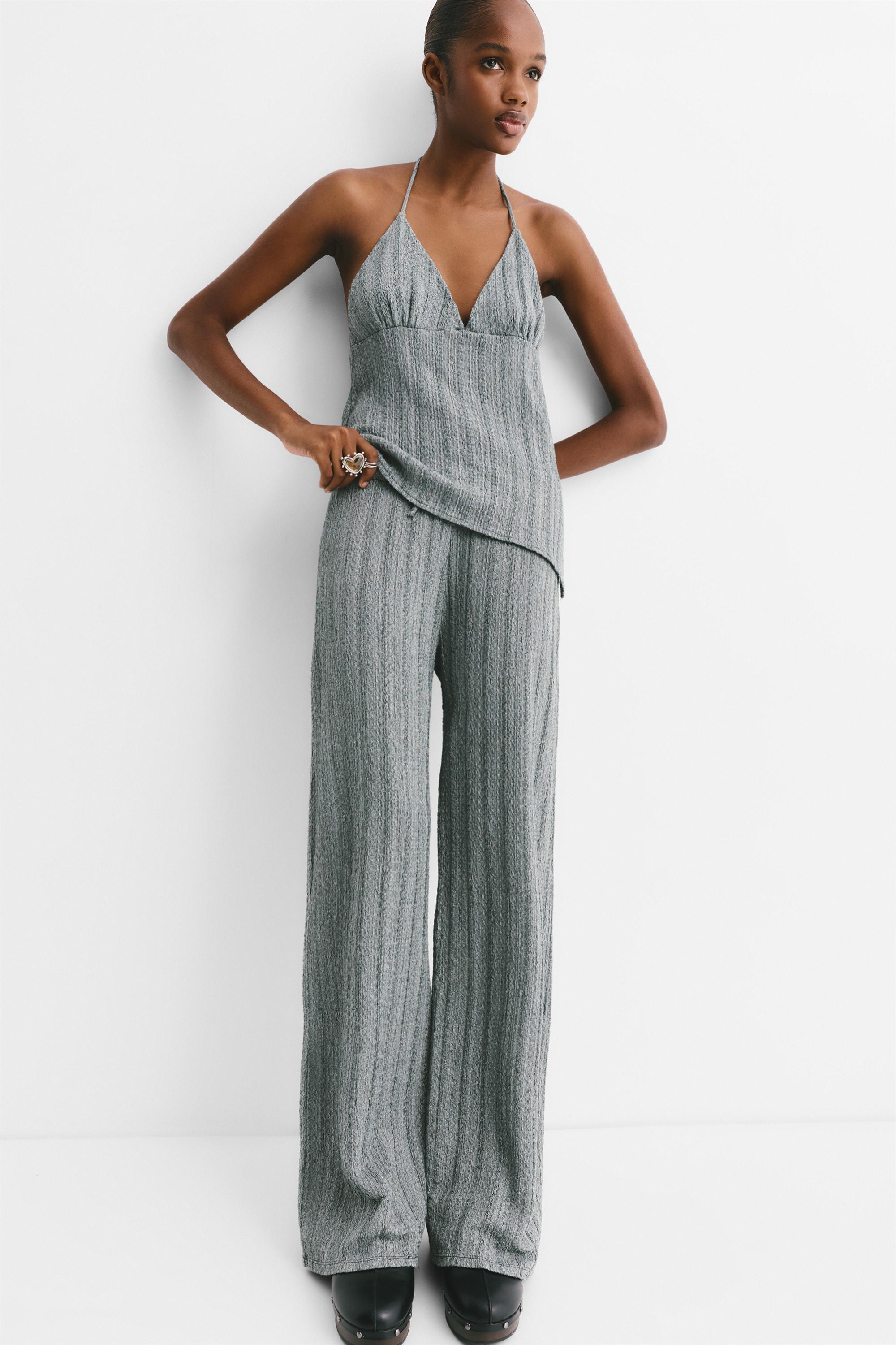 Gestreifte Bambula-Hose