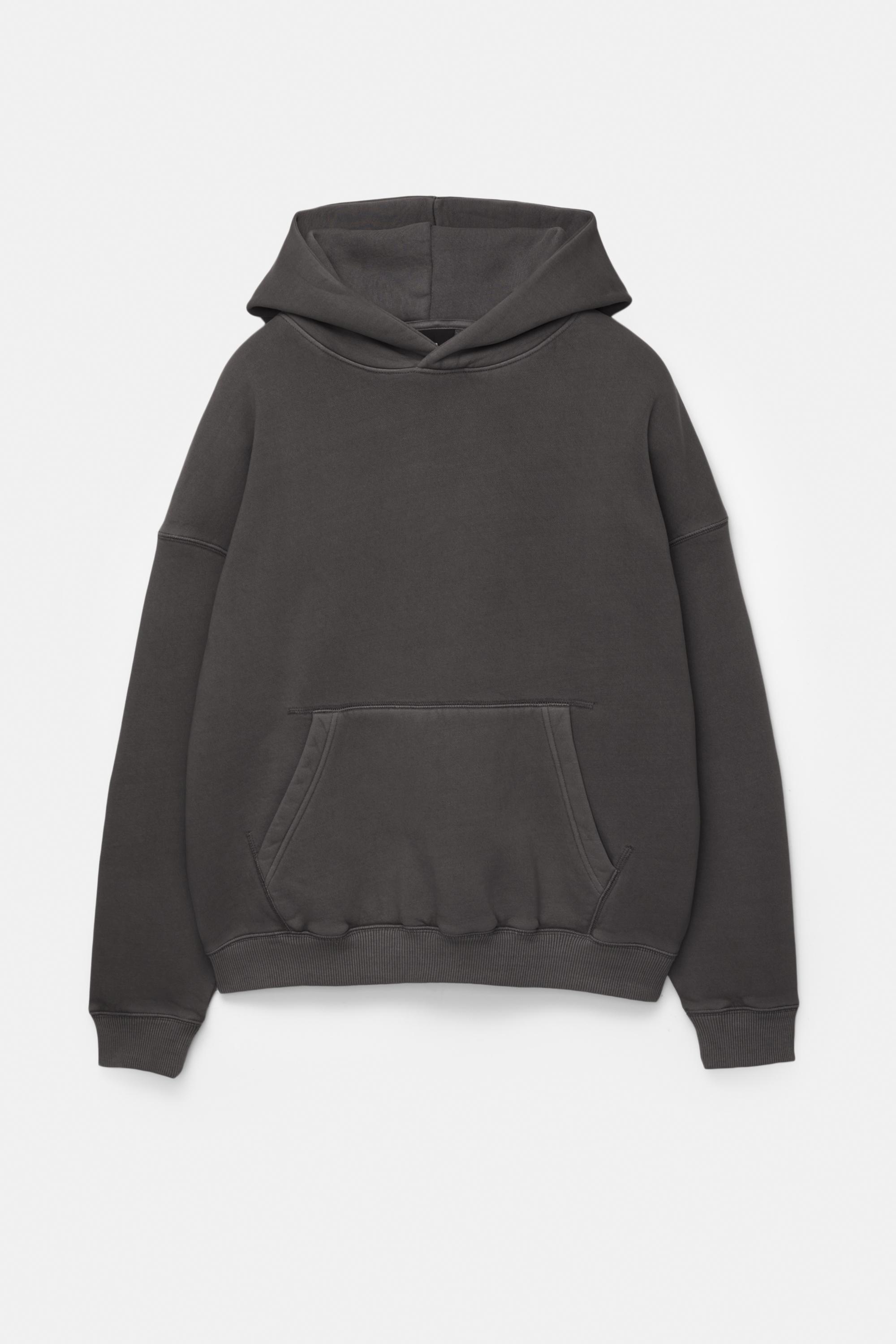 Boxy hoodie — Anthracite grey