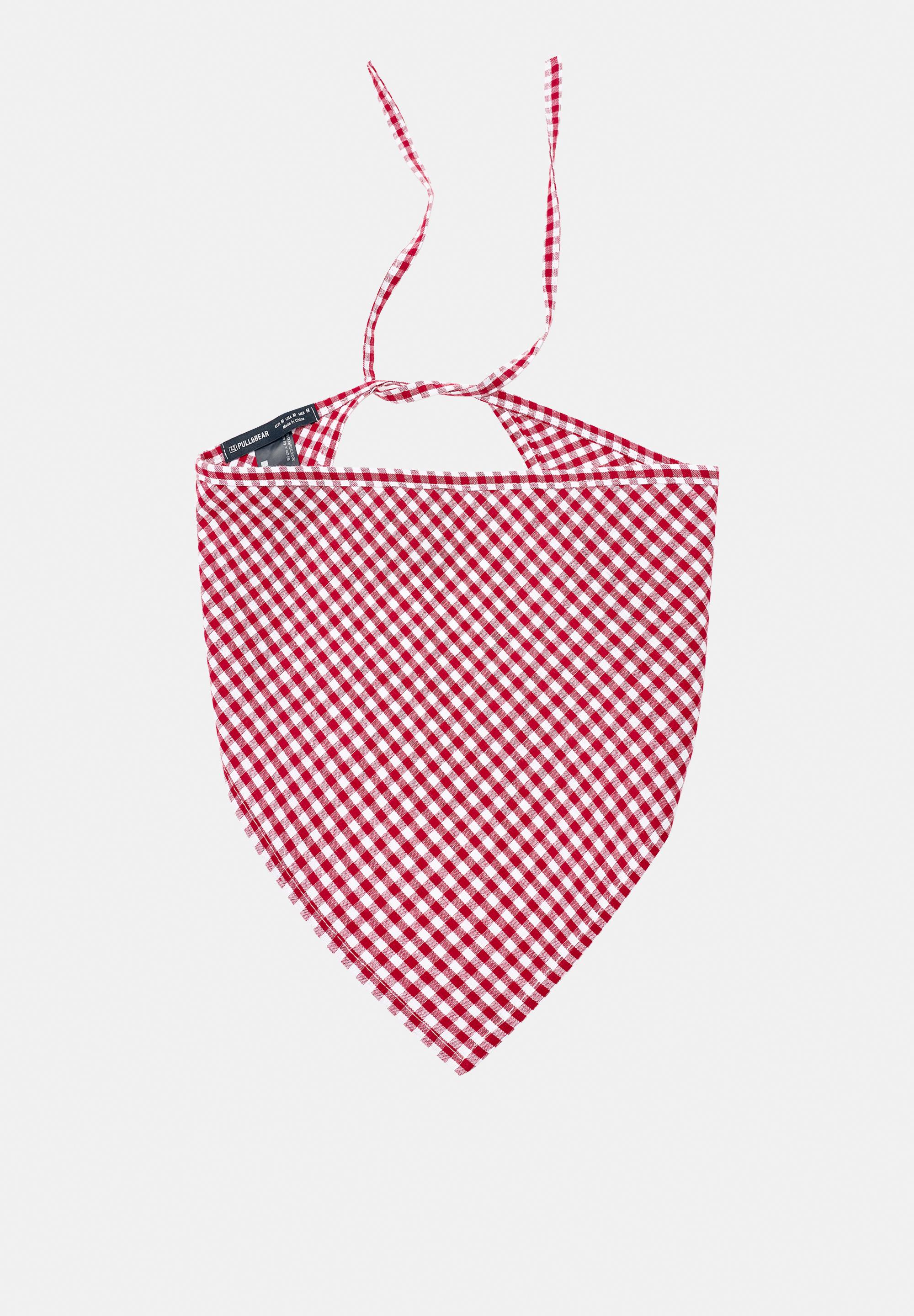 Pötikareli bandana fular - Görsel 9