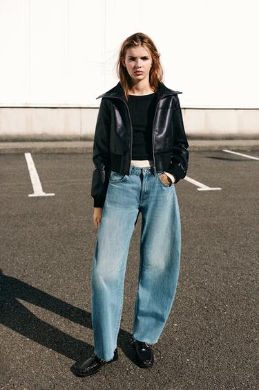Balloon jeans — Greenish blue 1