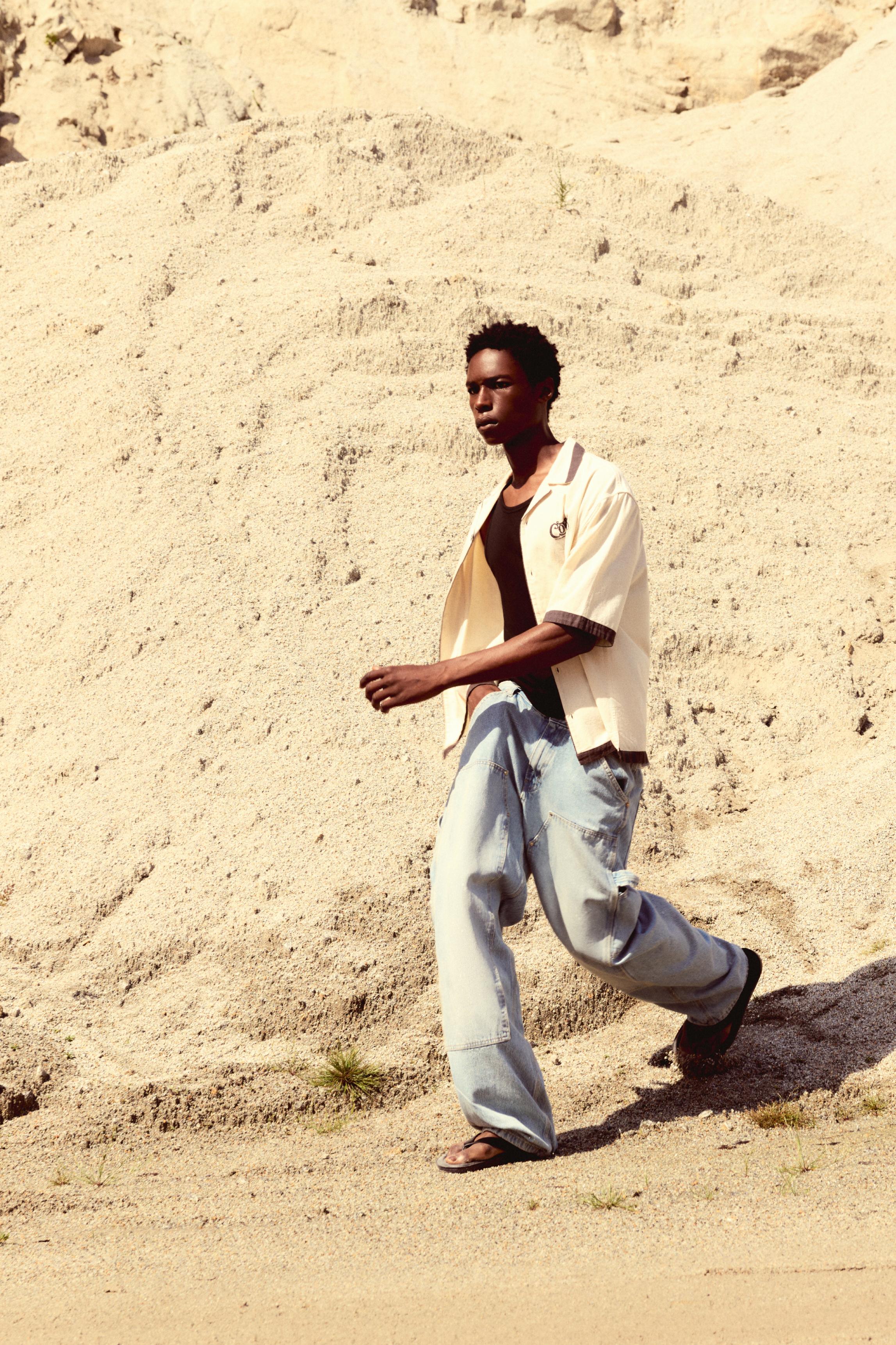 Cowboy Code short sleeve shirt — Off white