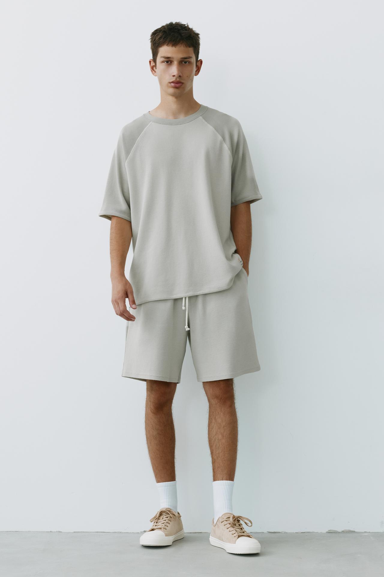 Raglan short sleeve T-shirt — Aquamarine