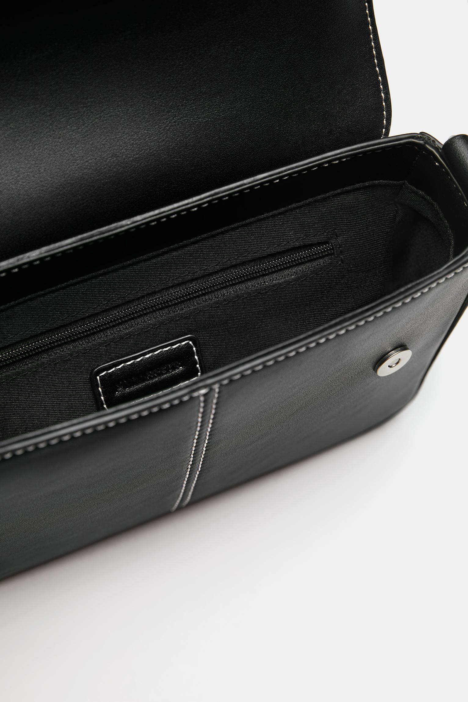 Dikişli portföy çapraz askılı çanta - Görsel 2