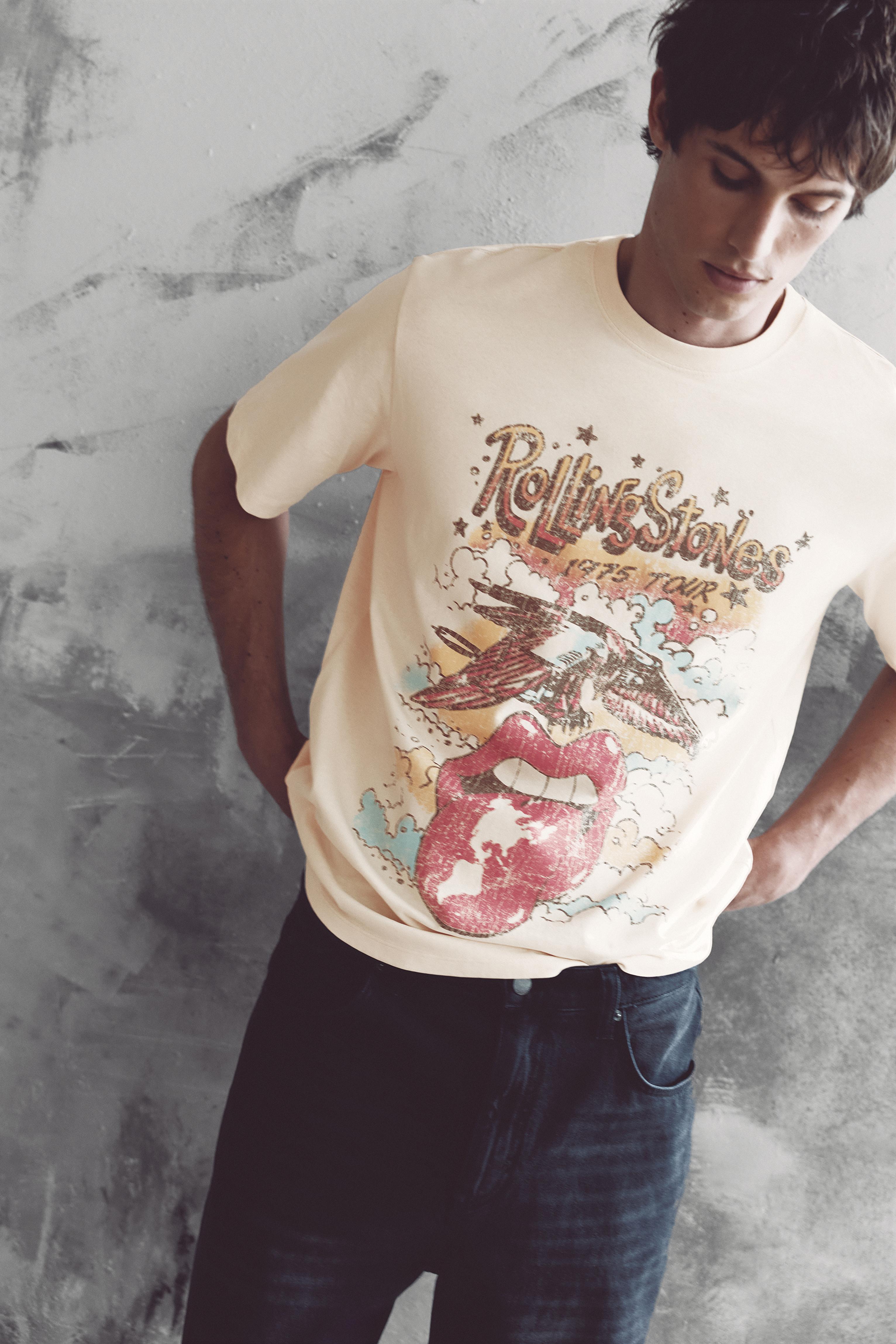 Rolling Stones T-shirt — Off white