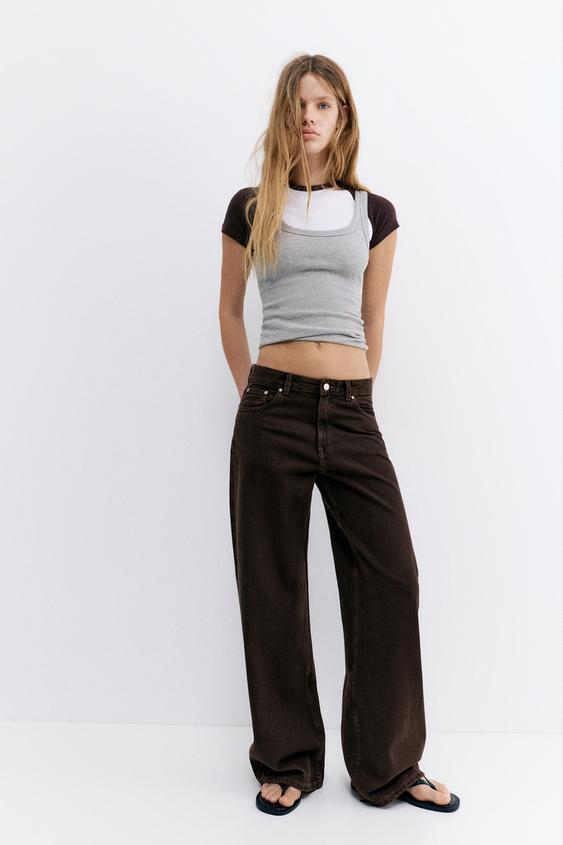 Pull&bear - Jeans Baggy - Femme - Coton - Taille XL - Vêtements Pull&bear - Jeans Baggy - Femme - Coton - Taille XL - Vêtements