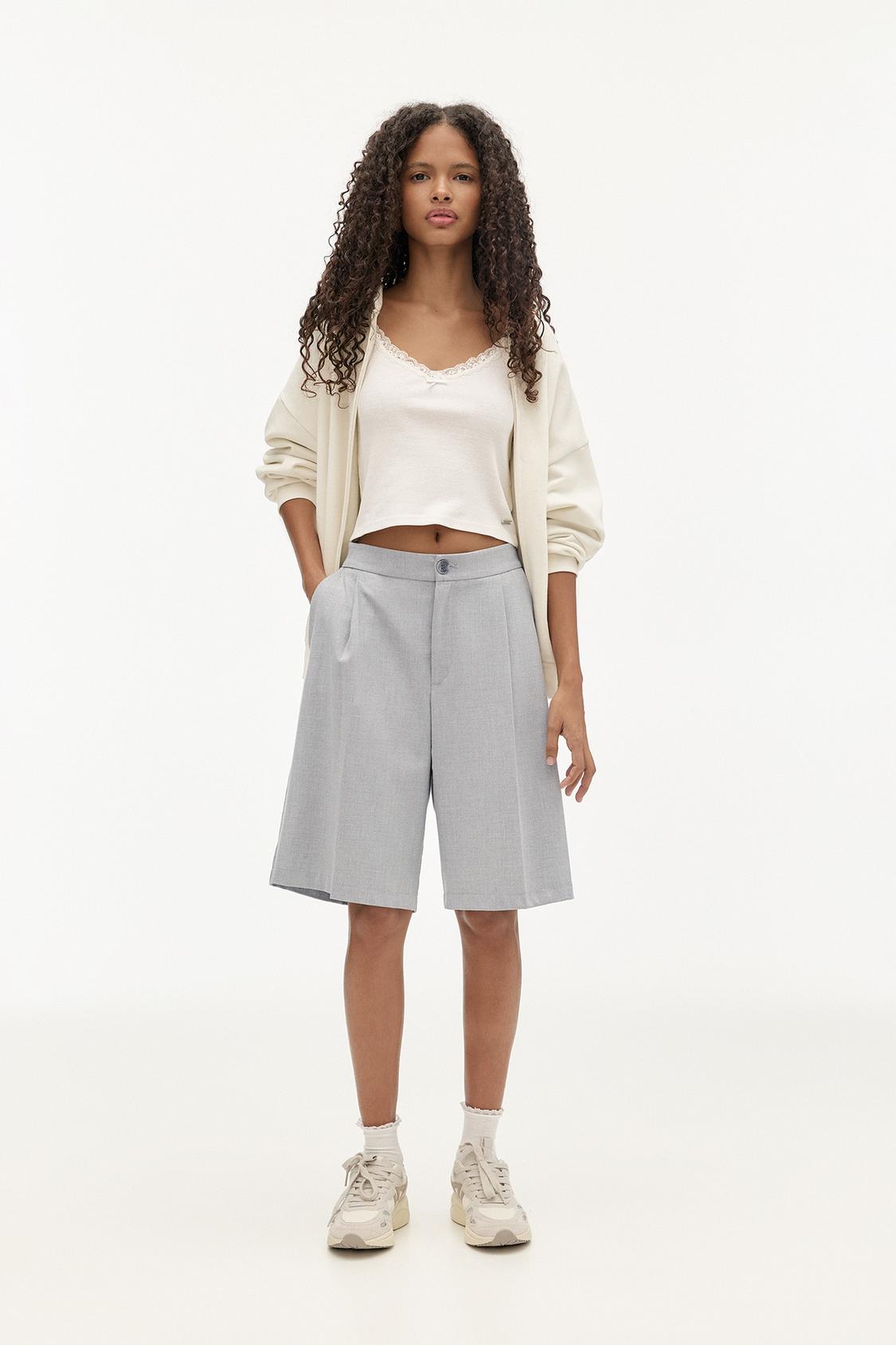 Shorts Vaqueros Pull And Bear Shorts Mujer Bermudas Mujer Vestir