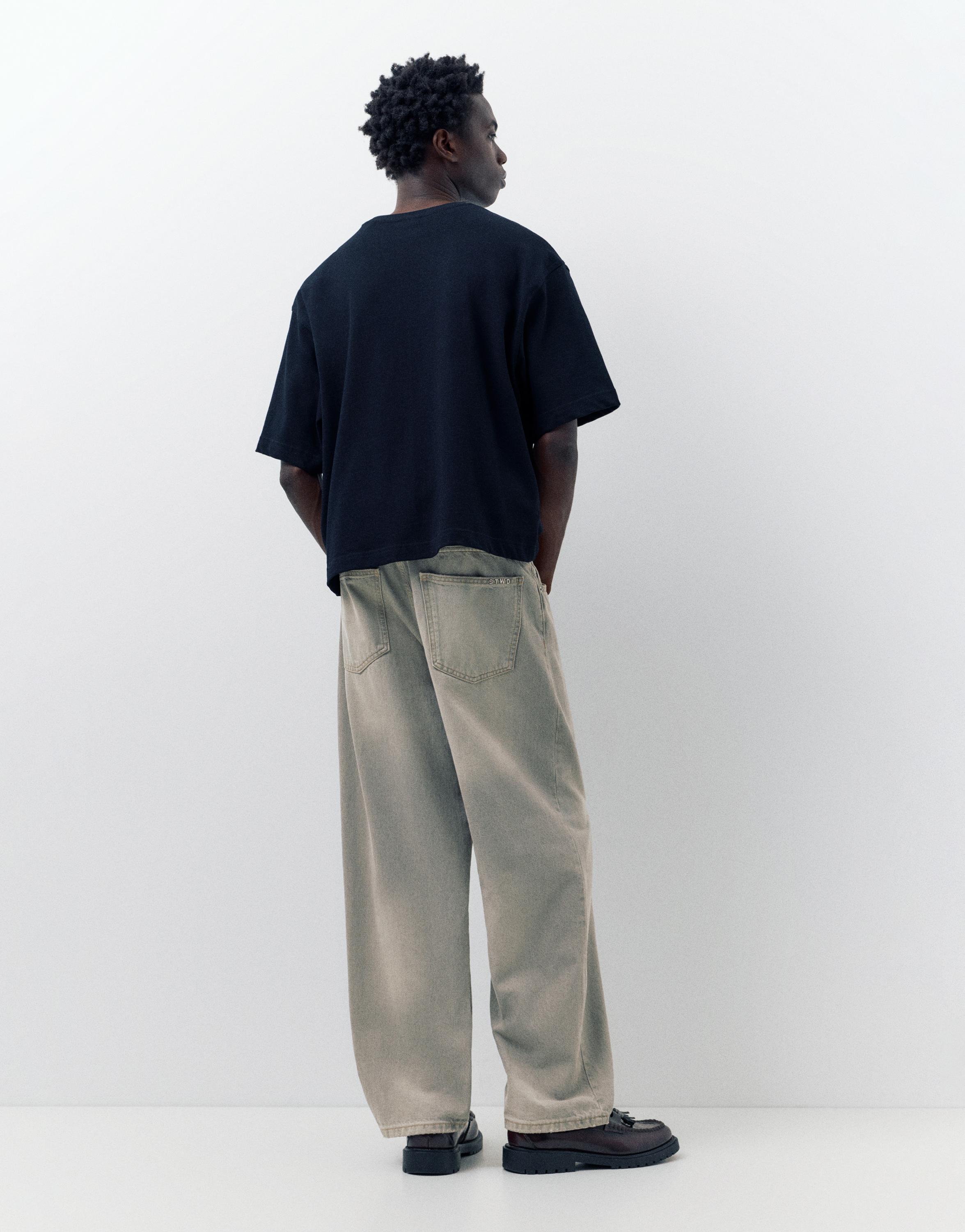 Relaxed fit baggy jeans — Dark grey