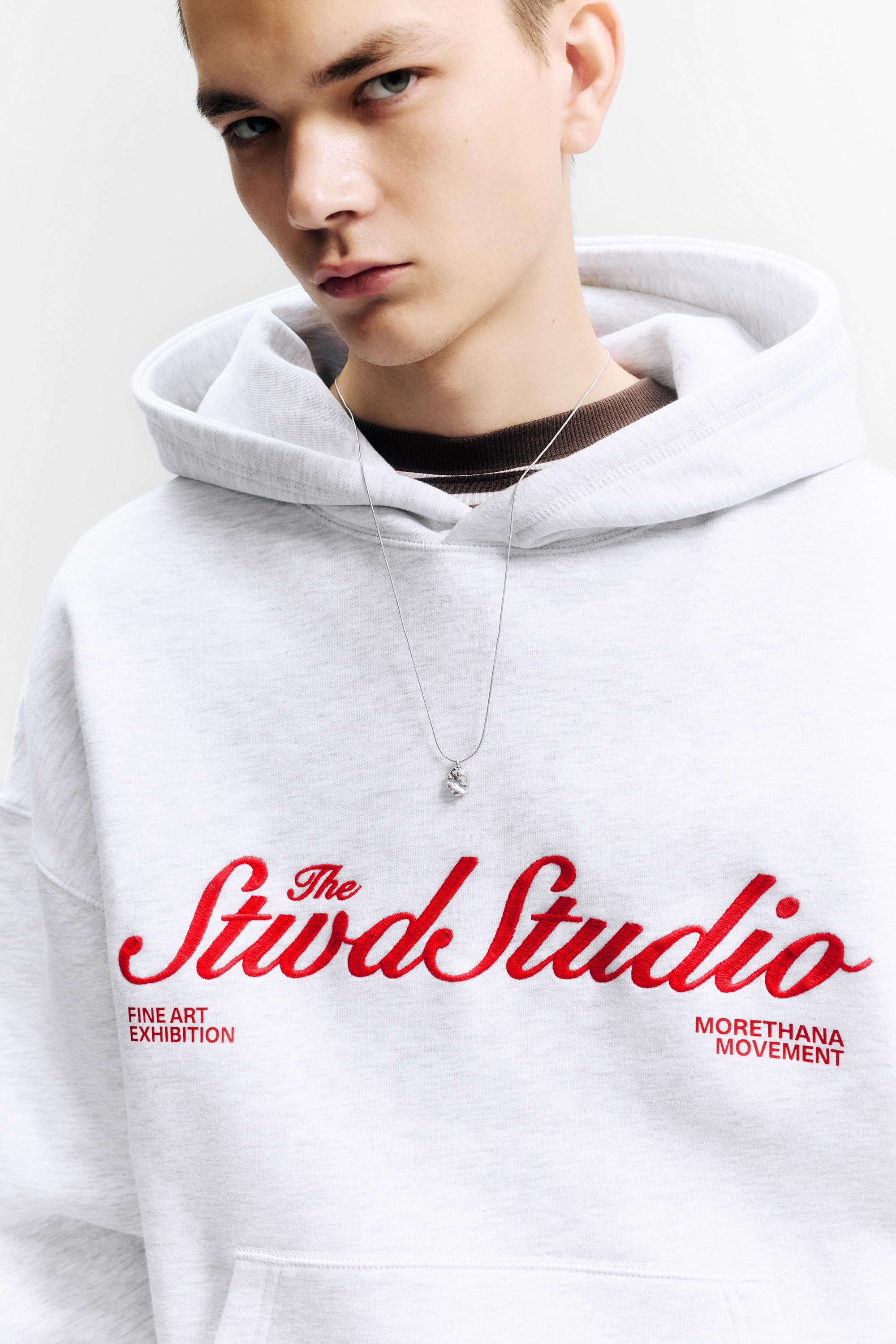STWD Studio kapüşonlu sweatshirt - Görsel 12