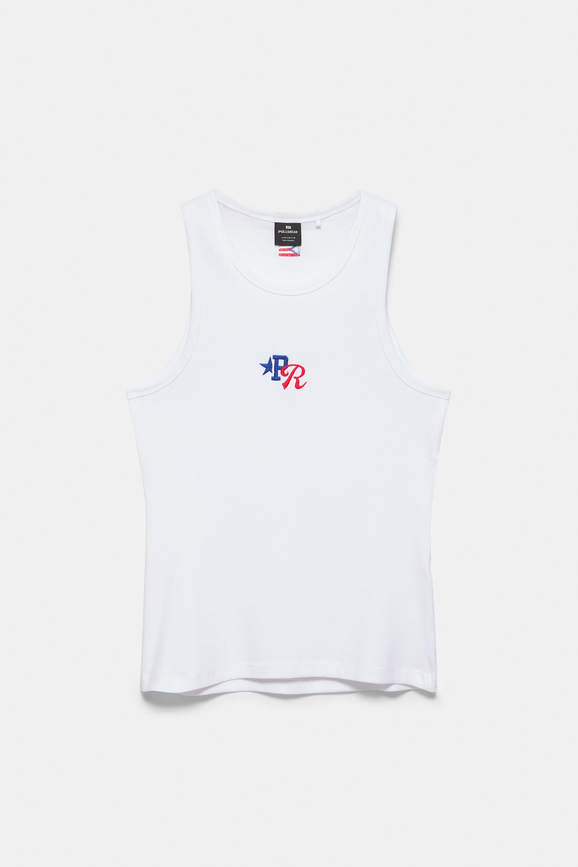 Puerto Rico tank top — White