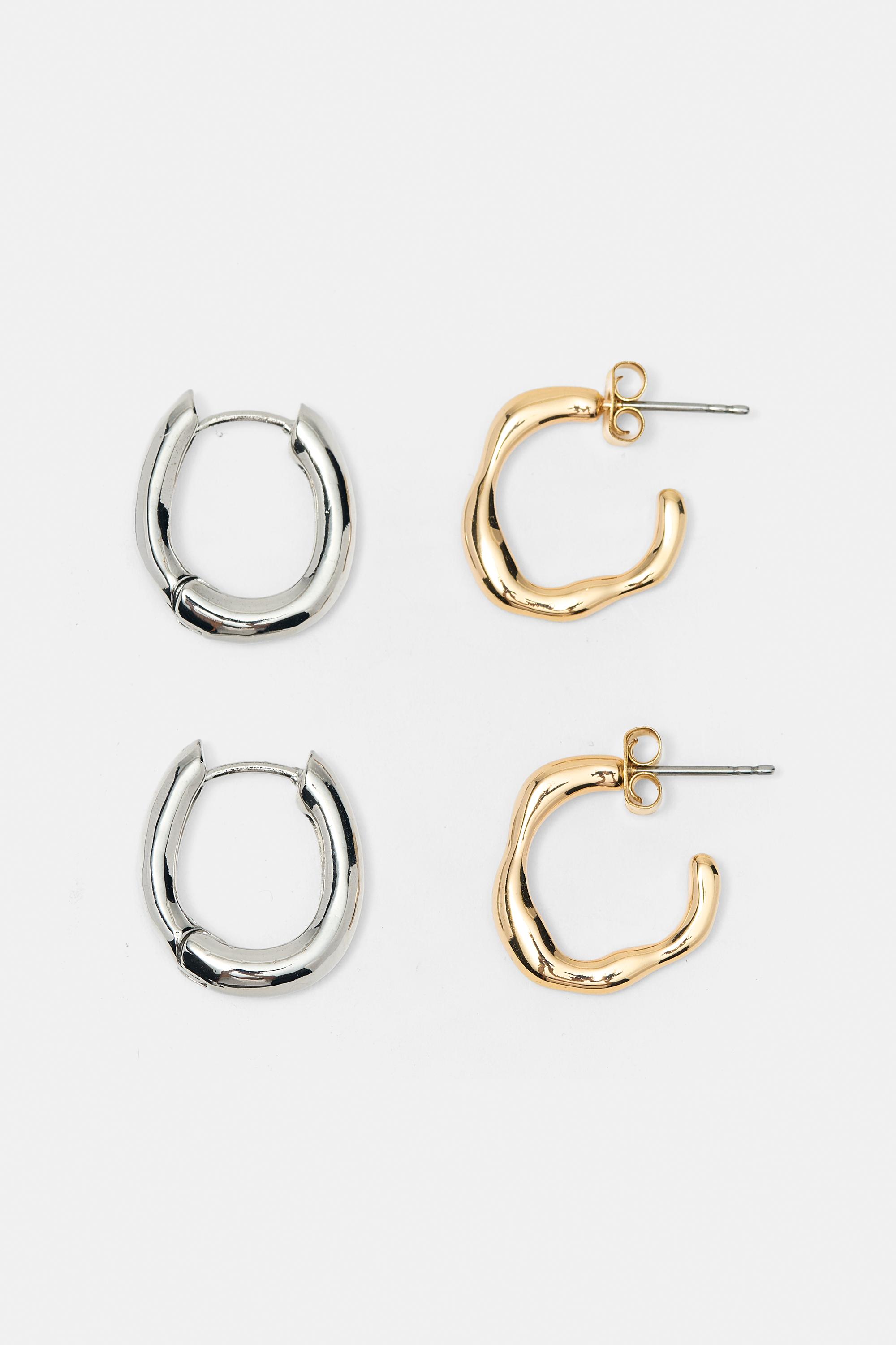 Ear cuff earring pack — Silver