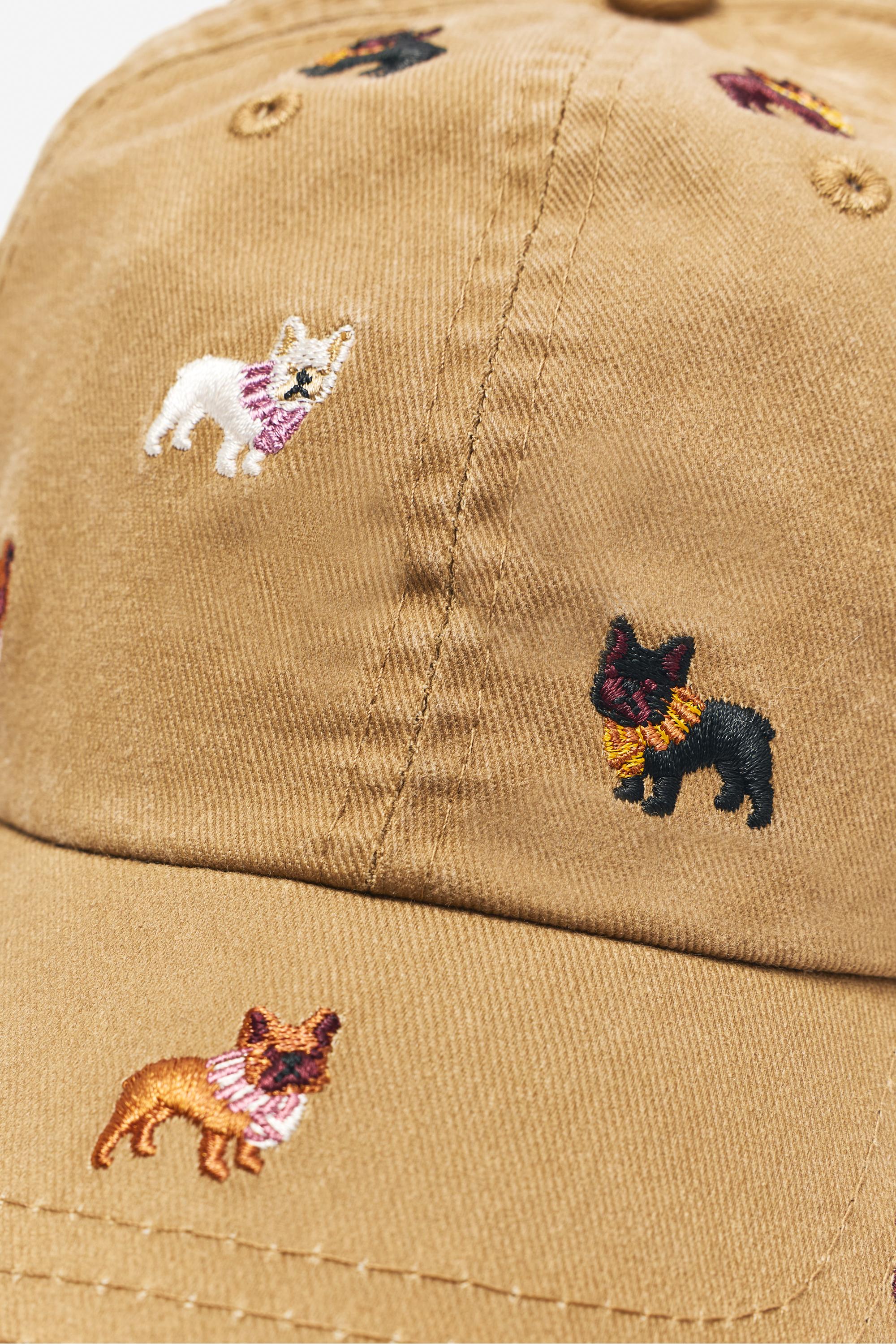 Pull&Bear Köpek işlemeli şapka görsel 5