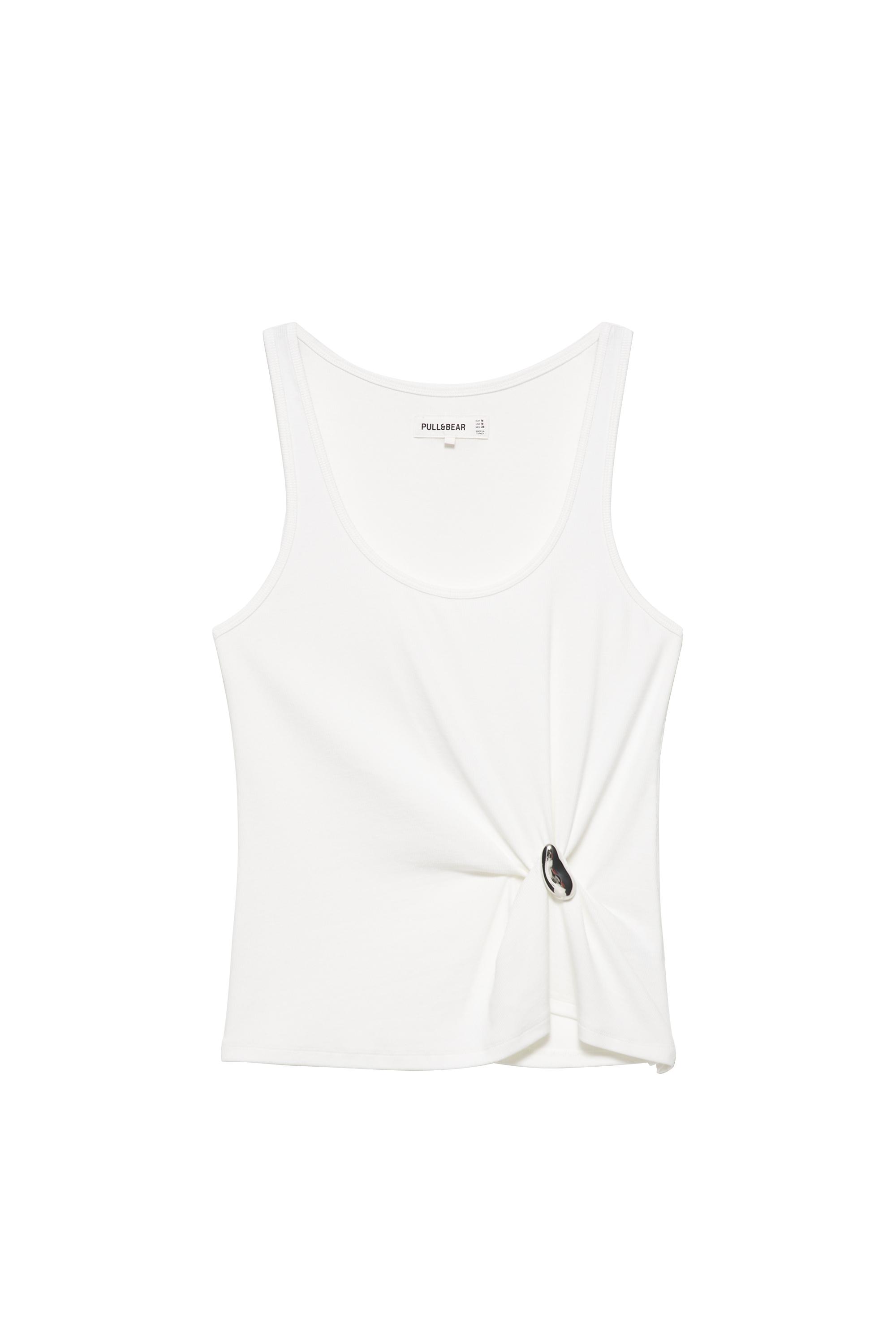 Pull&Bear Metal aplikli atlet görsel 3